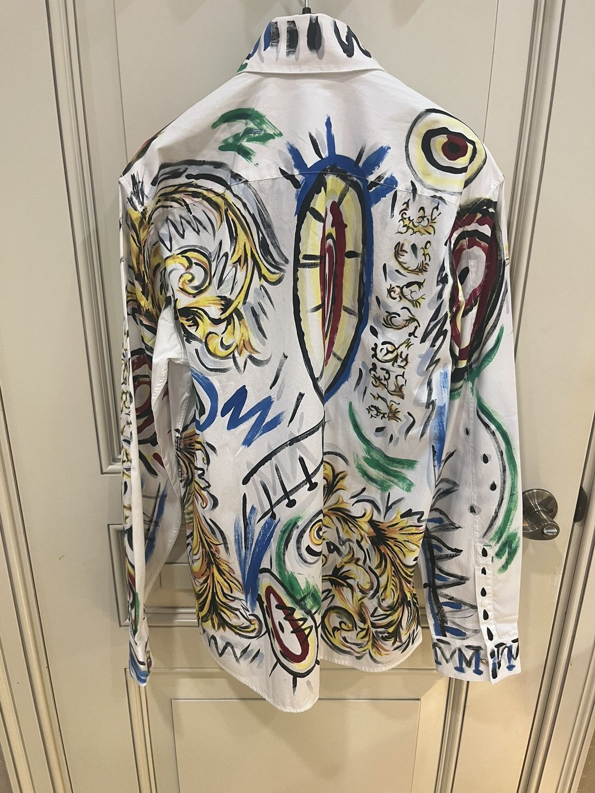Versace artwork print shirt collar size 40 Size US M / EU 48-50 / 2 - 13 Thumbnail