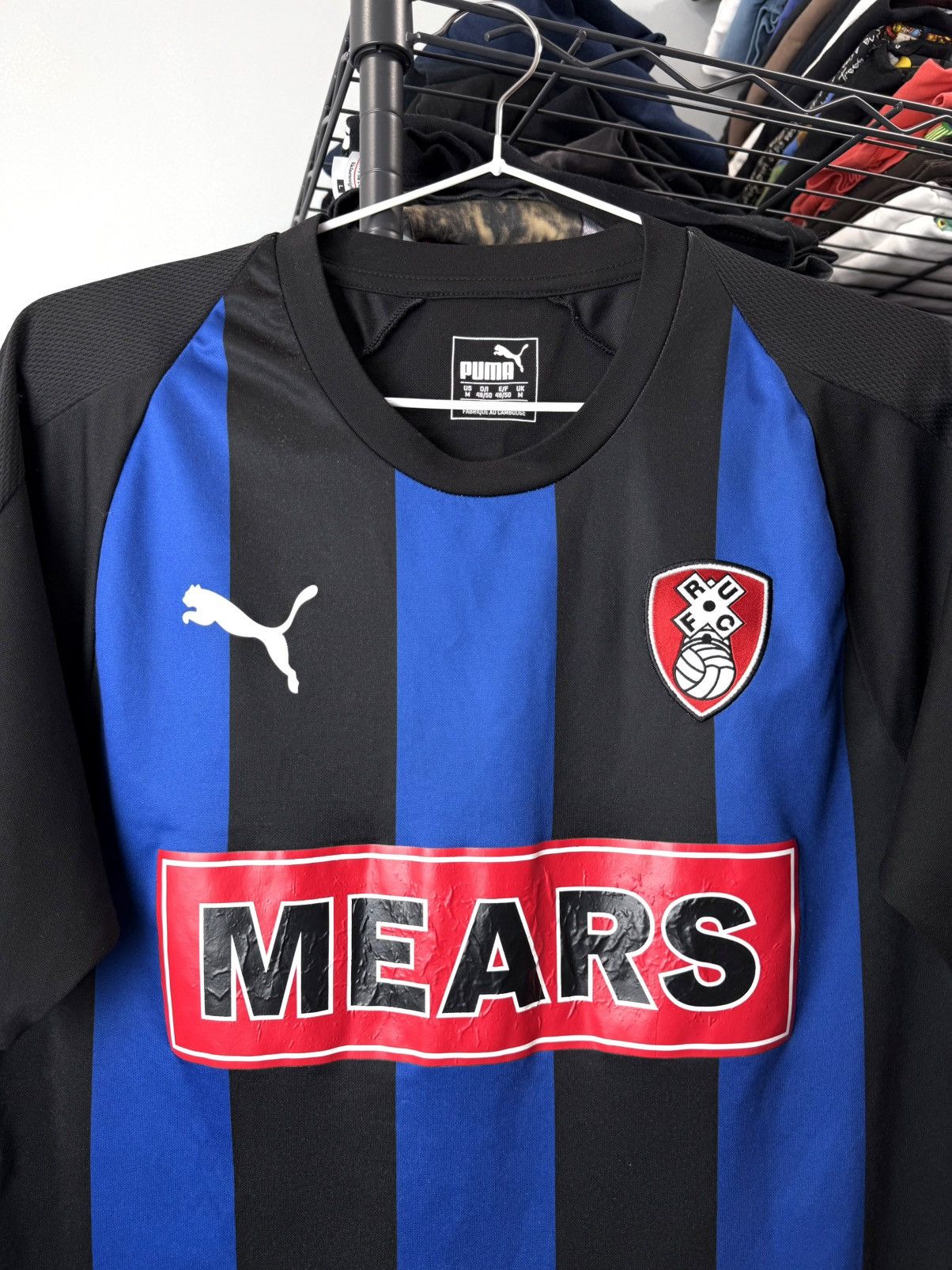 Puma Puma New Rotherham RUFC Soccer Jersey T Shirt Football Size US M / EU 48-50 / 2 - 2 Thumbnail