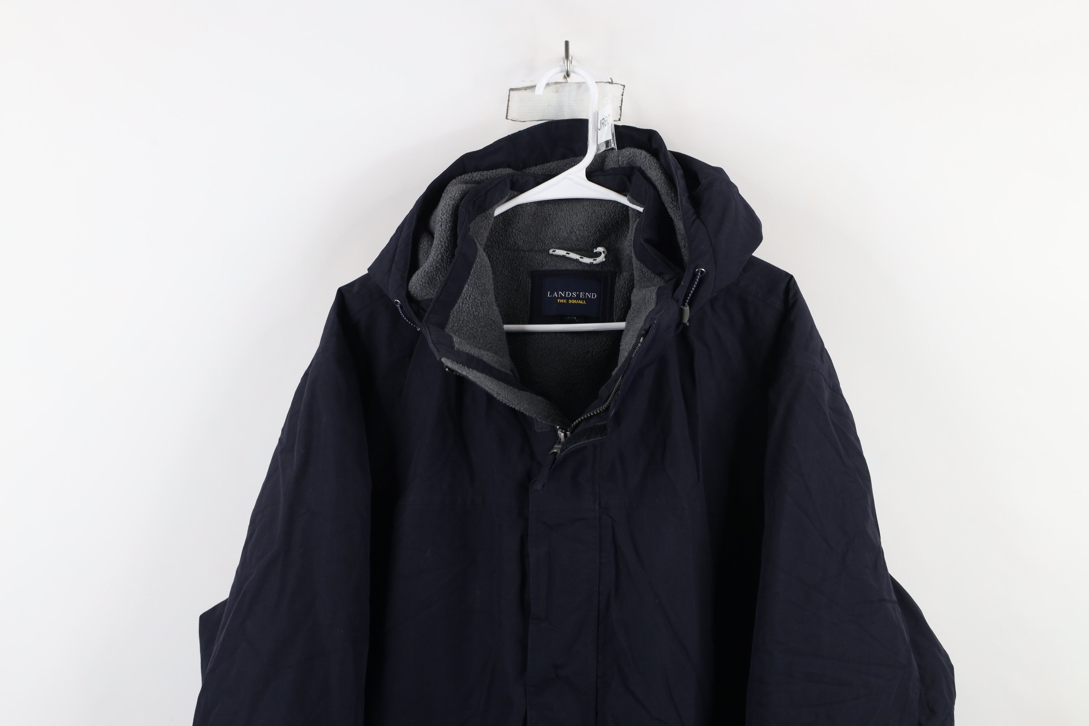 Lands' End × Vintage Vintage Y2K Lands End The Squall Lined Hooded Jacket Blue Size US XXL / EU 58 / 5 - 2 Thumbnail