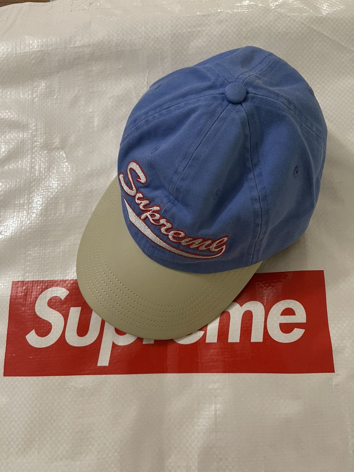 Supreme Supreme leather visor 6-panel Size ONE SIZE - 3 Thumbnail