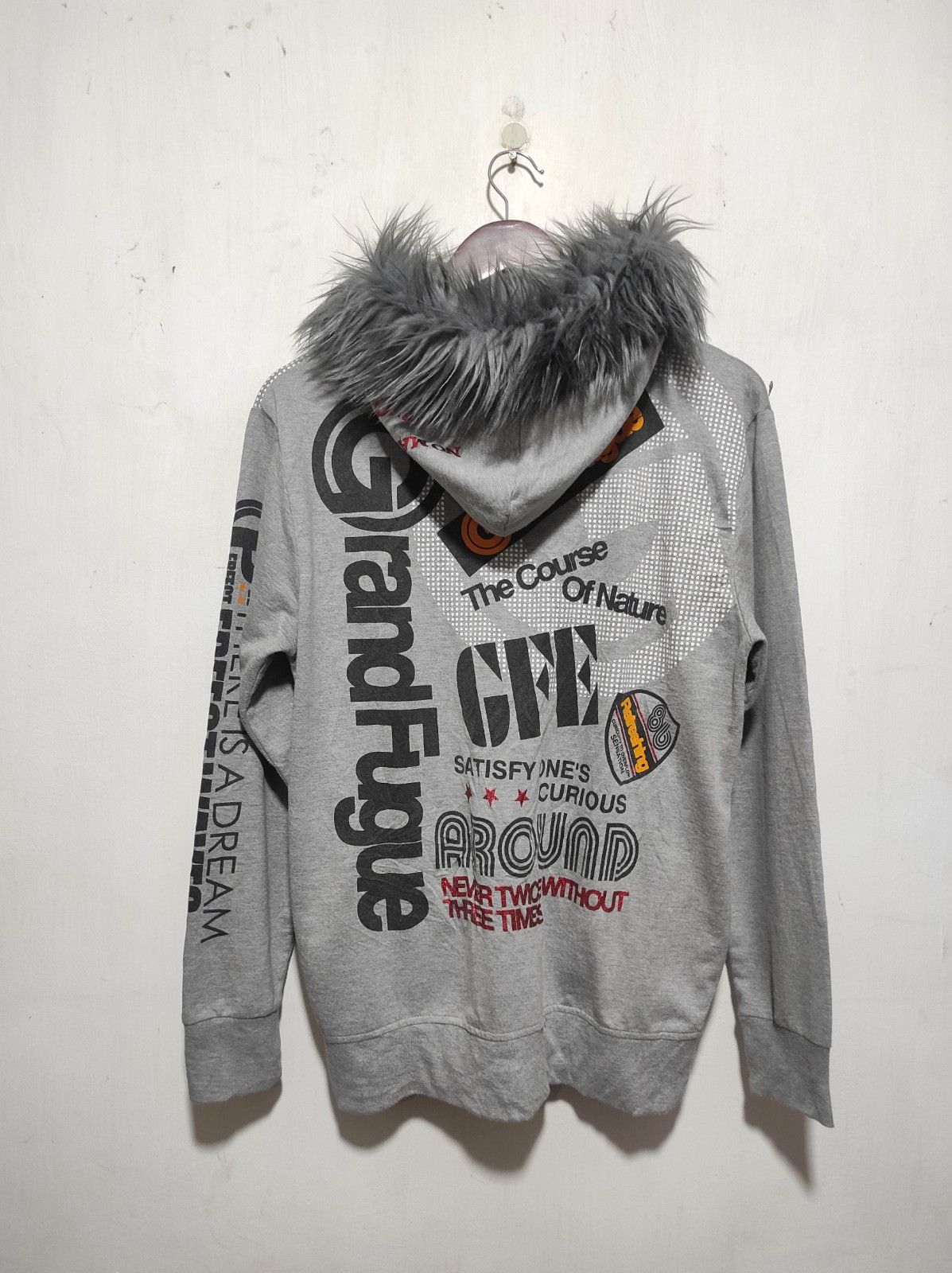 Japanese Brand Dope.H zipper fur hoodie LGB style Size US M / EU 48-50 / 2 - 10 Thumbnail