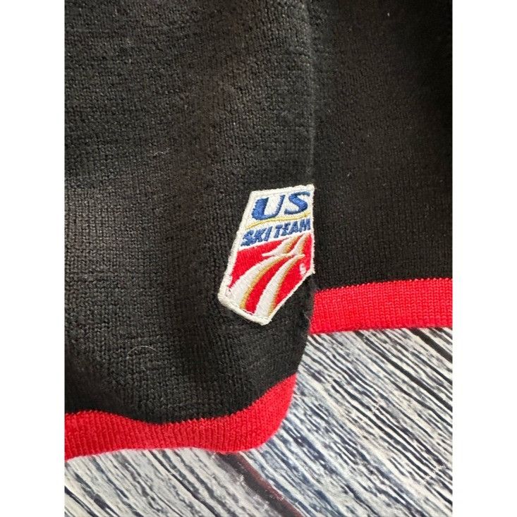 Other NEVE 100% Wool US Ski Team Zip-Up Sweater Size L / US 10 / IT 46 - 7 Thumbnail