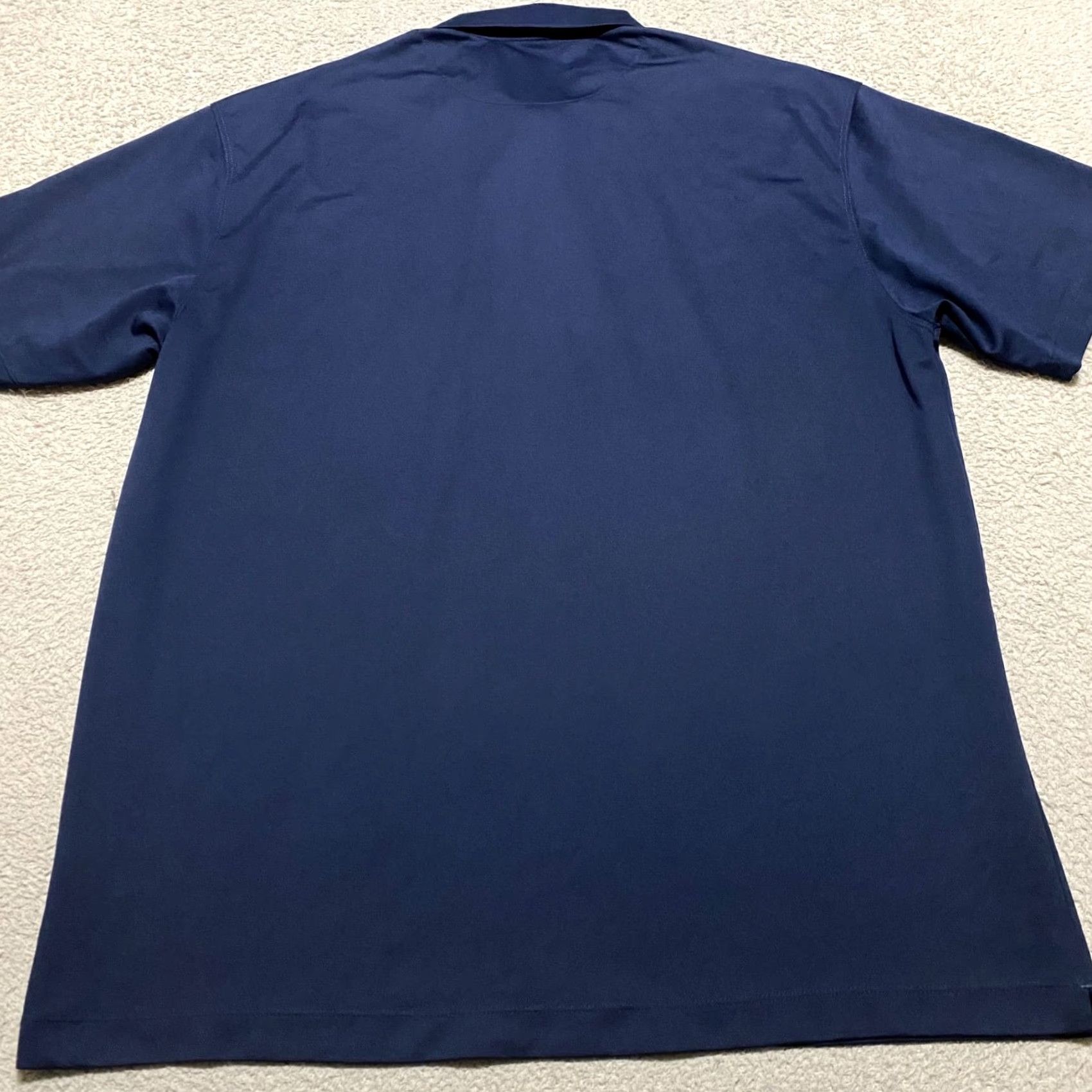 Nike Nike Golf Polo Shirt 2XL Mens Dri-Fit Solid Blue Short Sleeve Athletic Shirt Size US XXL / EU 58 / 5 - 2 Thumbnail