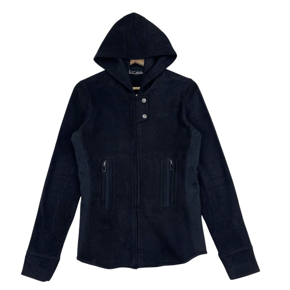 Oakley × Vintage Oakley Black Hoodie Fleece Jacket Size M / US 6-8 / IT 42-44 - 1 Thumbnail