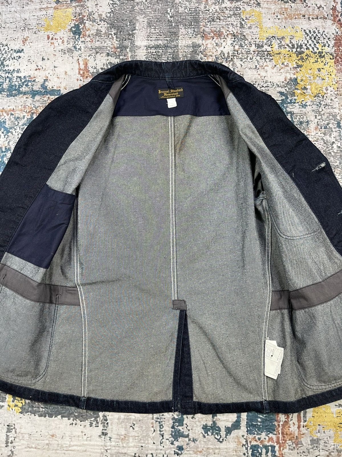 J.S. Homestead J.S Homestead Indigo Dekoboko Denim Jackets Size US S / EU 44-46 / 1 - 10 Thumbnail