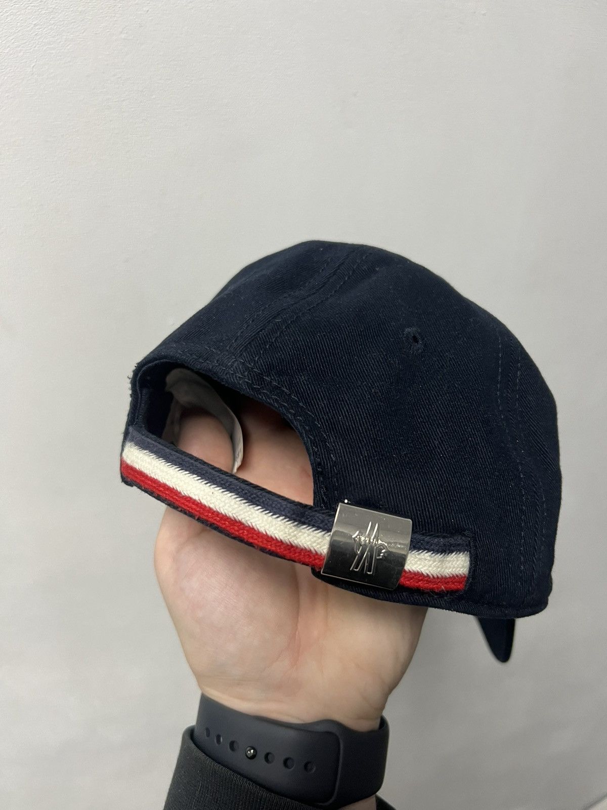 Moncler Men's Moncler Baseball Cap Hat Black Blue One Size Luxury Size ONE SIZE - 2 Thumbnail