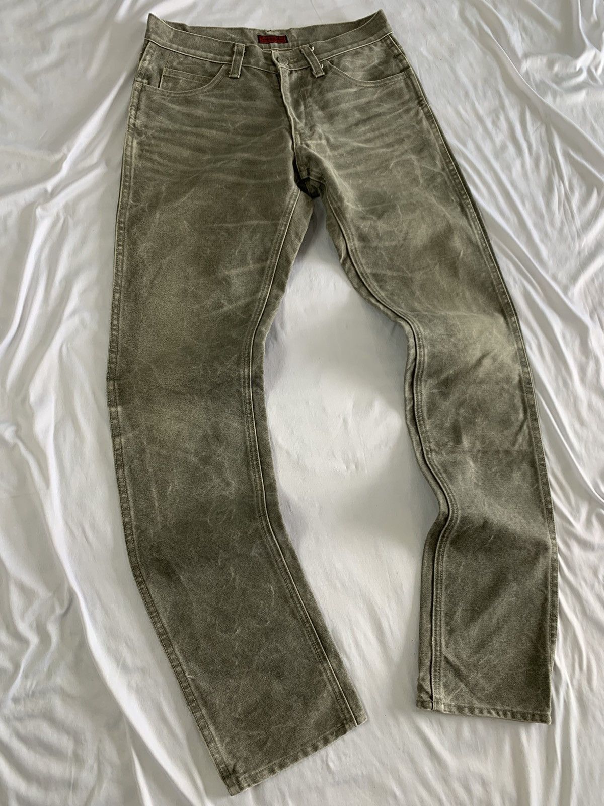 Johnbull Johnbull co denim pants are olive green in colour Size US 30 / EU 46 - 3 Thumbnail