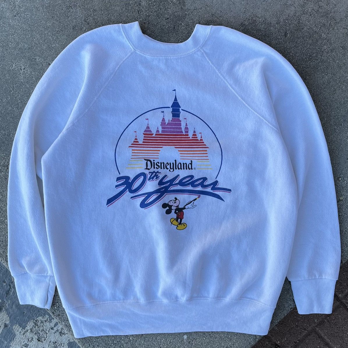 Disney × Mickey Mouse × Vintage Vintage 1985’ Disneyland 30th Year Anniversary Crewneck Sz M Size US M / EU 48-50 / 2 - 2 Thumbnail