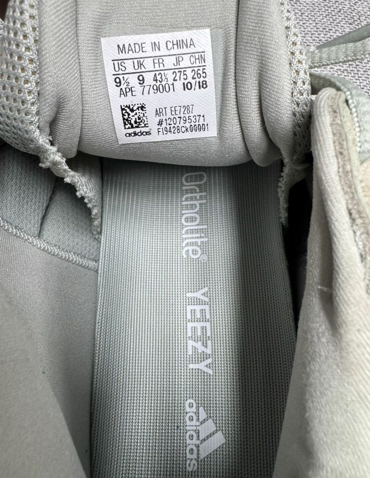 Adidas Adidas Yeezy 500 Salt EE7287 K37 Size US 9.5 / EU 42-43 - 8 Thumbnail