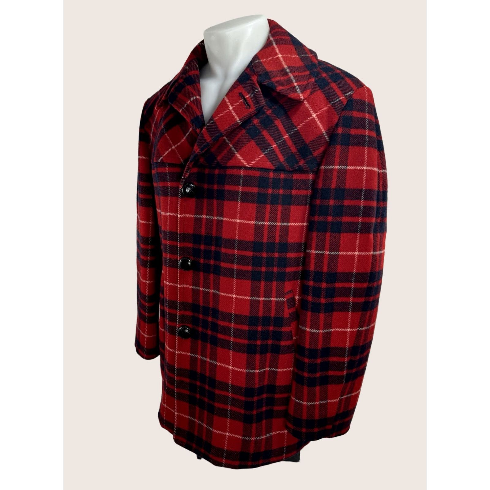Pendleton Pendleton Wool Heavy Duty Ranch Plaid XL Mackinaw Jacket Hunting Western Mens XL Multicolor Plaid Size US XL / EU 56 / 4 - 1 Thumbnail