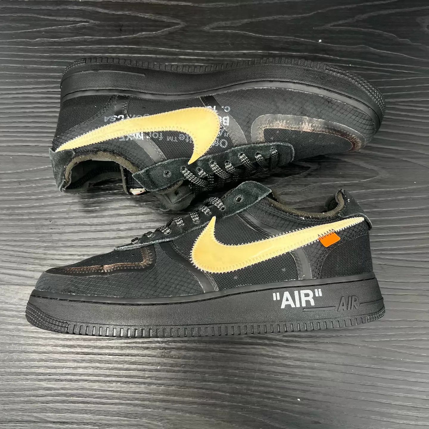 Nike Nike AF1 Black 44.5 (Original Box, New) Size US 10.5 / EU 43-44 - 2 Thumbnail