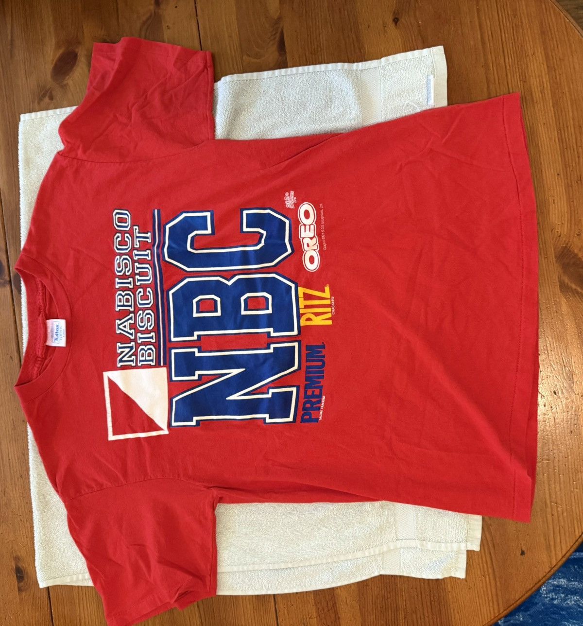 Tultex × Vintage Vintage Nabisco Tee Size US XL / EU 56 / 4 - 1 Thumbnail