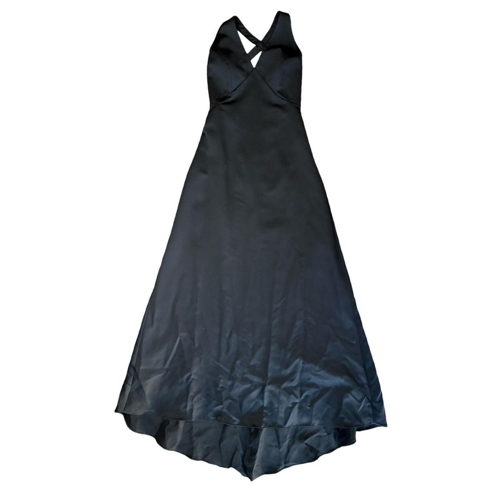 Vintage Vintage prom dress y2k by Morgan & Co sz 3/4 black Size S / US 4 / IT 40 - 1 Thumbnail