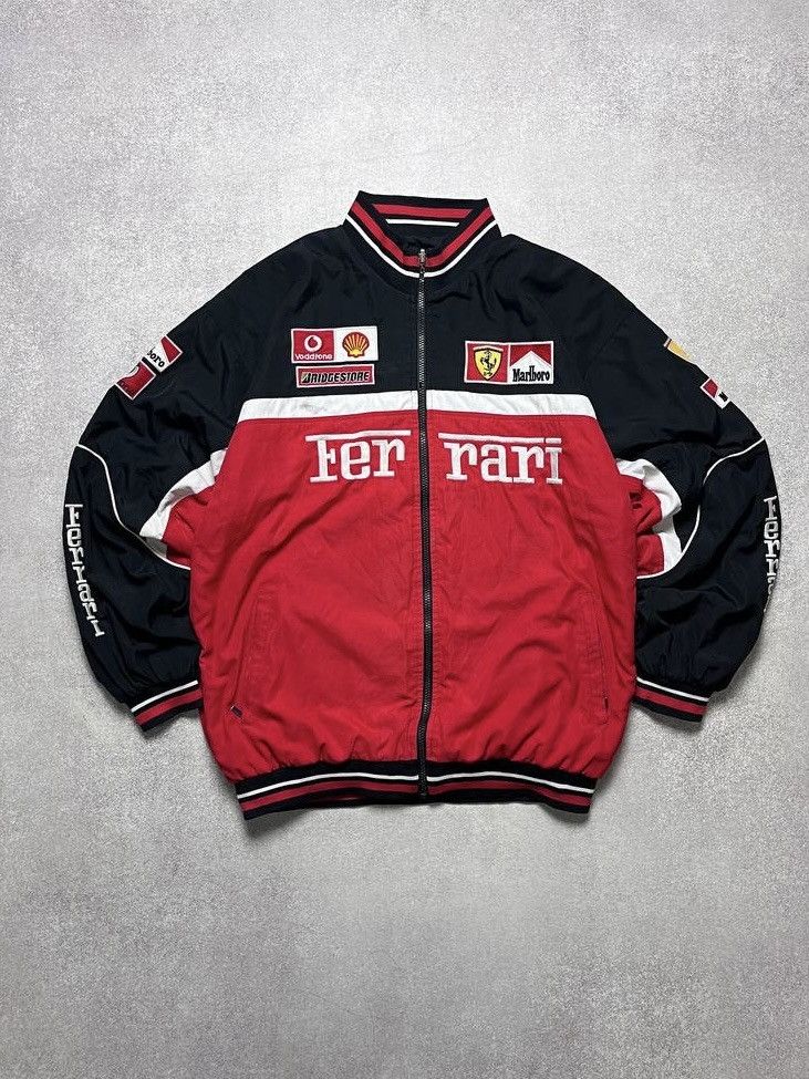Other Vintage Ferarri Racing Reversible F-1 Nascar Jacket Y2K L Size US L / EU 52-54 / 3 - 1 Thumbnail