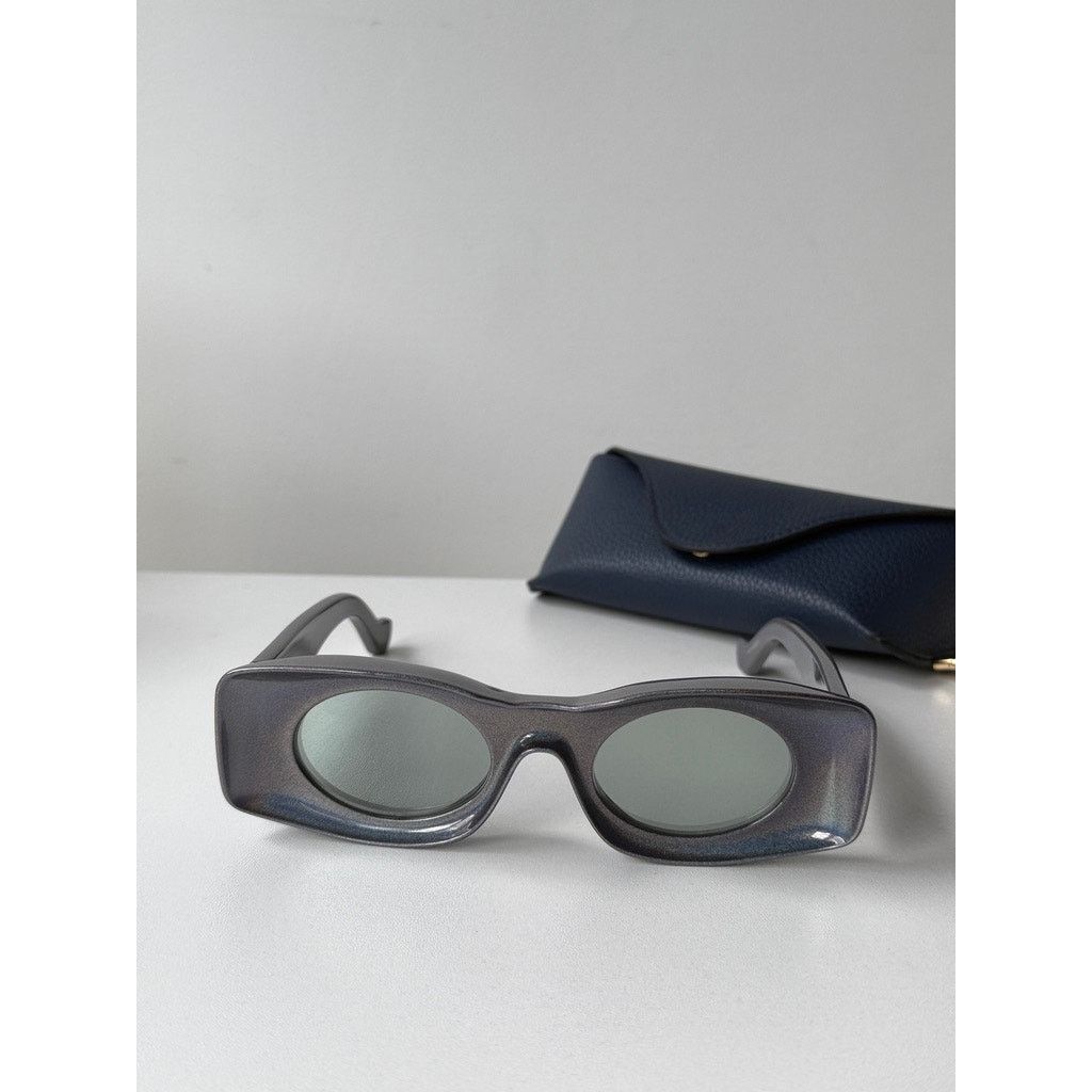 Loewe NEW Loewe LW40033I Paula's Ibiza Sunglasses in Metallic Grey Size ONE SIZE - 4 Thumbnail