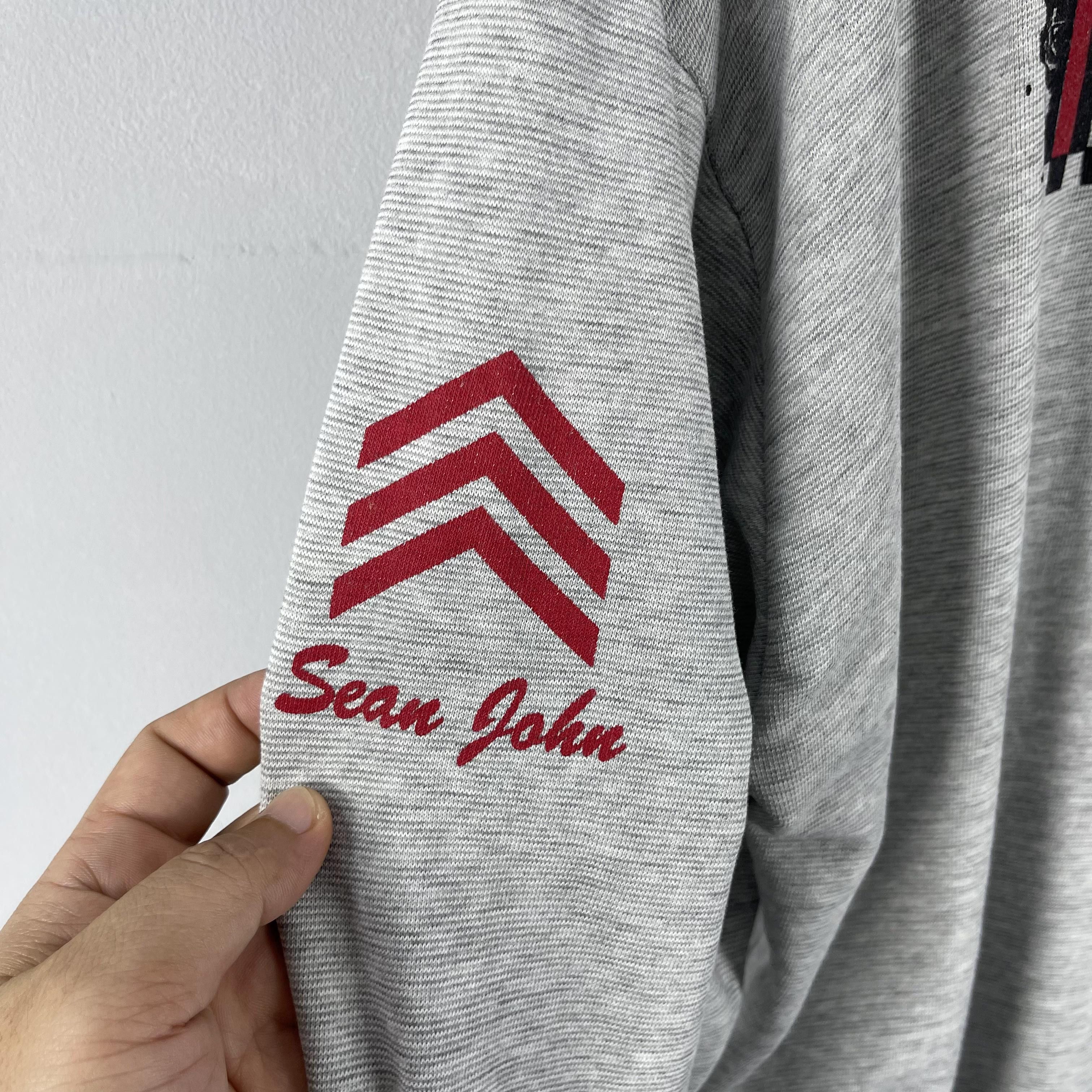 Sean John Vintage 1990s SEAN JOHN Hip Hop Spell Out Sweatshirt Size US L / EU 52-54 / 3 - 8 Thumbnail