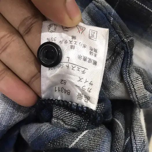 Flannel Japanese Brand Plaid Tartan Flannel Shirt Size US M / EU 48-50 / 2 - 9 Thumbnail