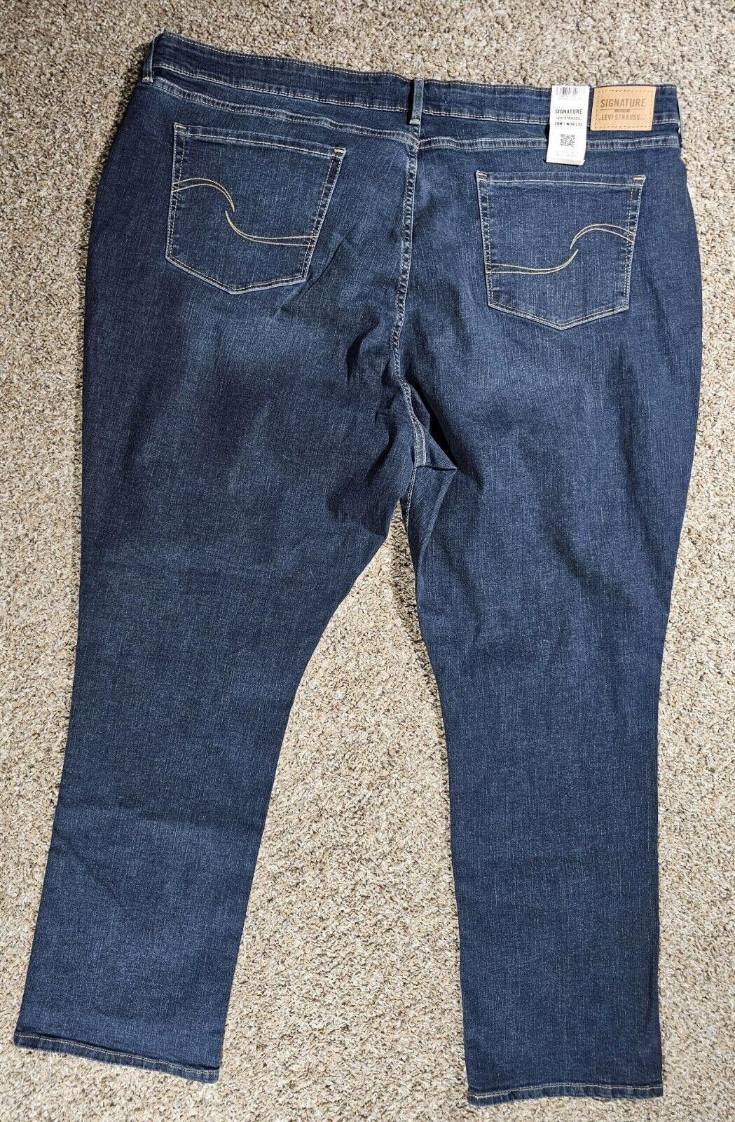 Designer levi strauss signature Gold 28M midrise straight jeans NWT Size 39" - 7 Thumbnail