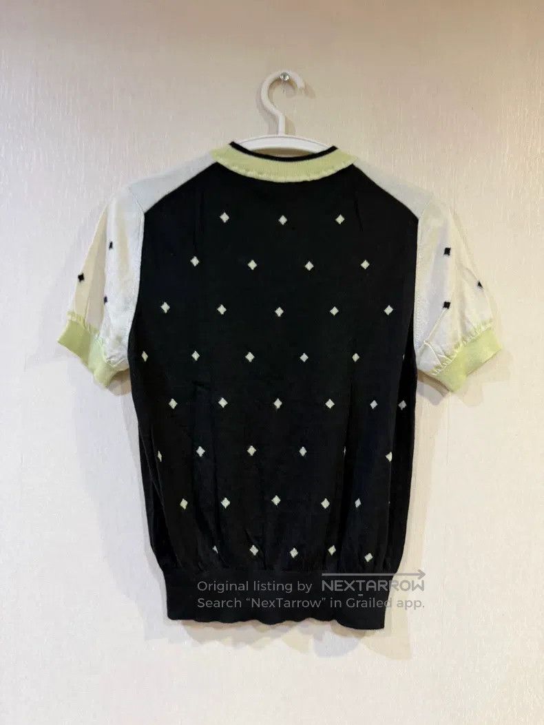 Hermes Hermes Printed silk cashmere short-sleeve Size M / US 6-8 / IT 42-44 - 2 Thumbnail