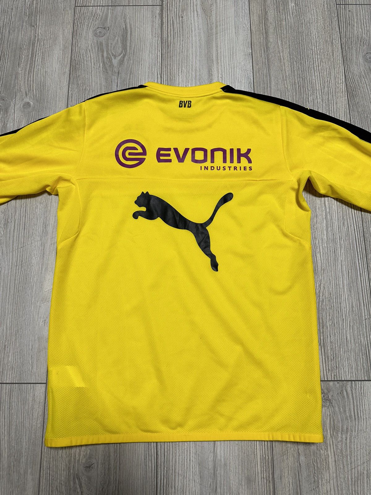 Puma 2014 2015 Borussia Dortmund Training Soccer Sweatshirt Top Size US S / EU 44-46 / 1 - 7 Thumbnail