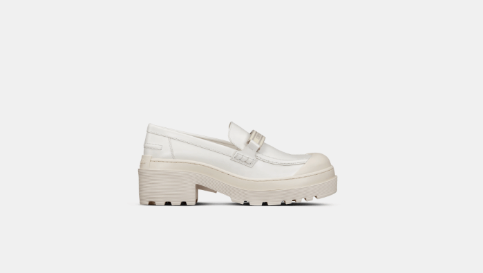 image of Dior O1Bcso1Str0224 Loafer In White, Women's (Size 9)