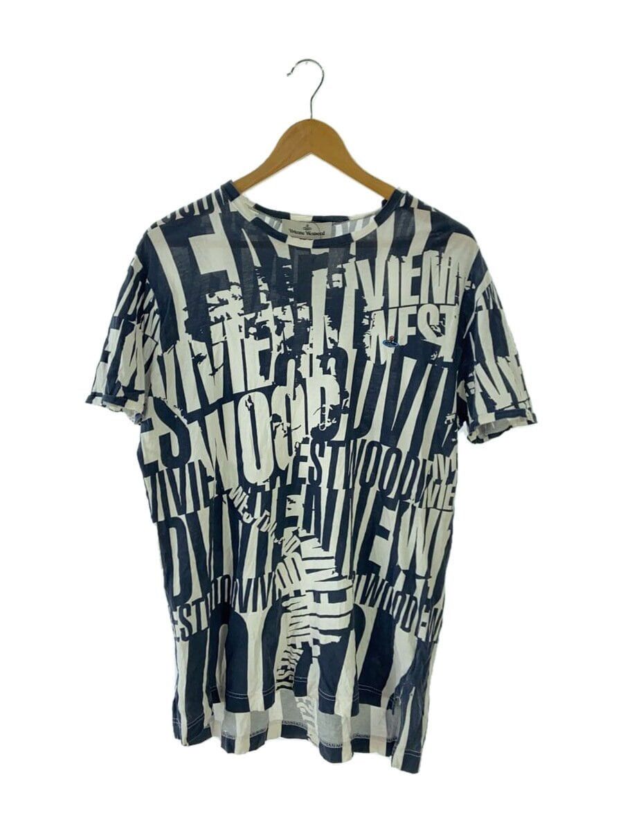 Vivienne Westwood Allover Text T-Shirt Size US L / EU 52-54 / 3 - 1 Thumbnail