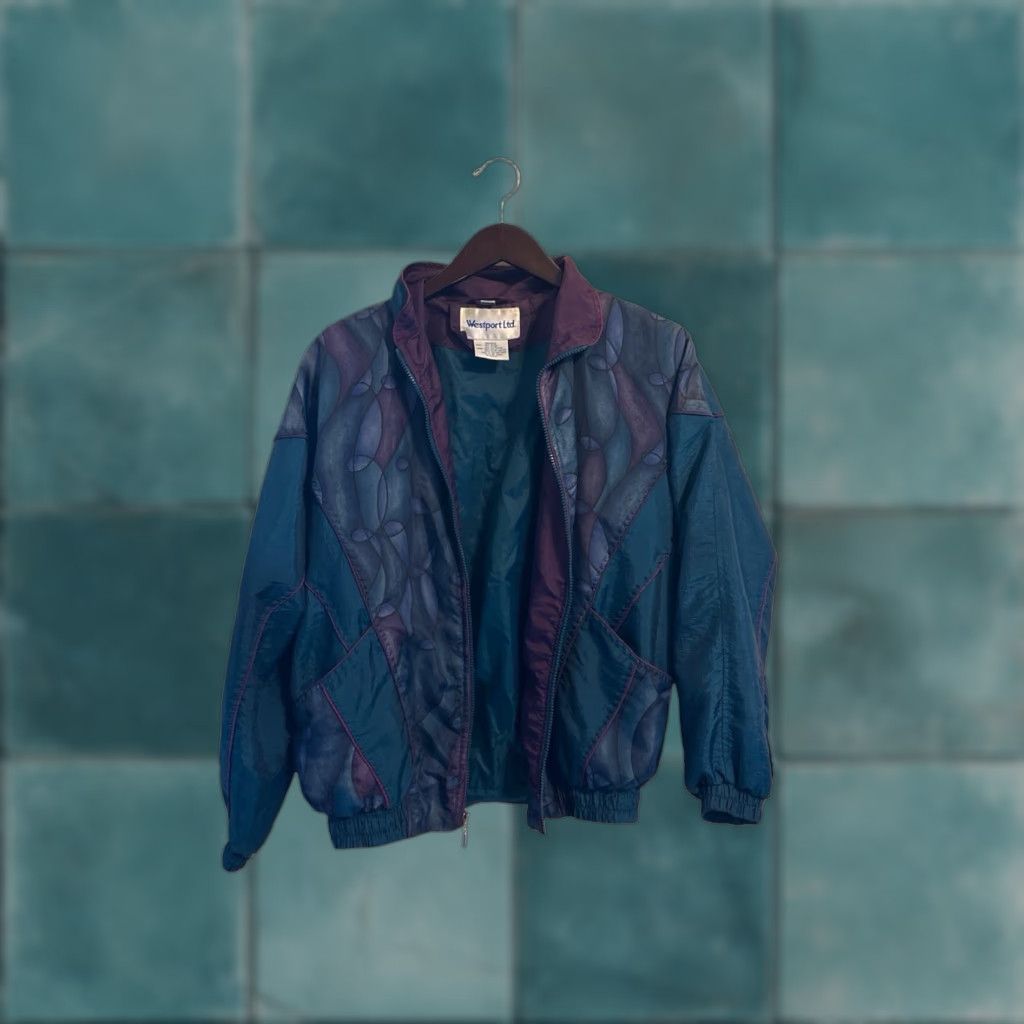 Vintage VINTAGE Westport Jacket Windbreaker Men's S 80s Blue Lightweight Nylon Zip Car? Size US S / EU 44-46 / 1 - 1 Thumbnail