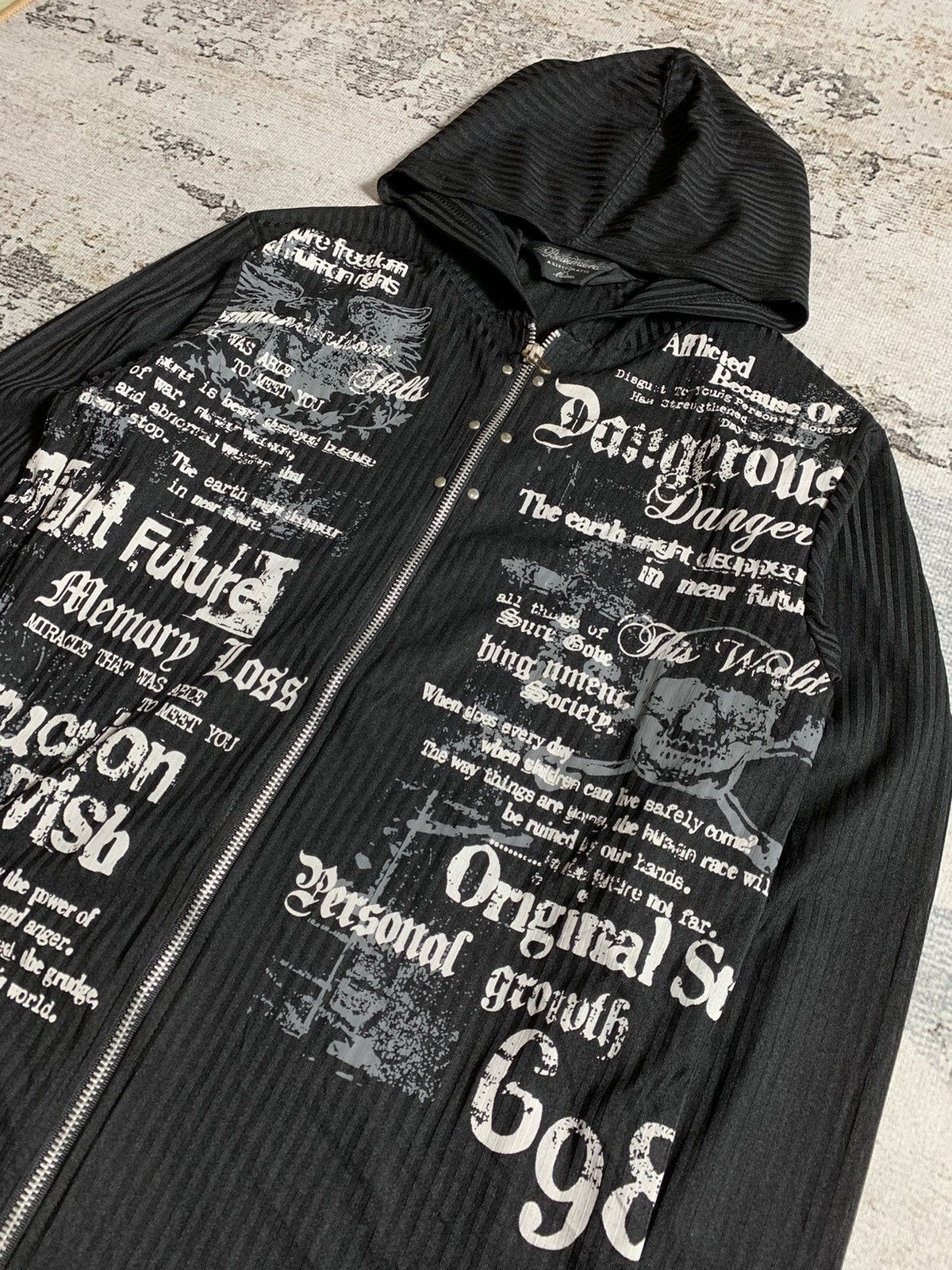 14th Addiction × If Six Was Nine × Japanese Brand Japanese Beaumere Poem Zip Hoodies Size US M / EU 48-50 / 2 - 3 Thumbnail