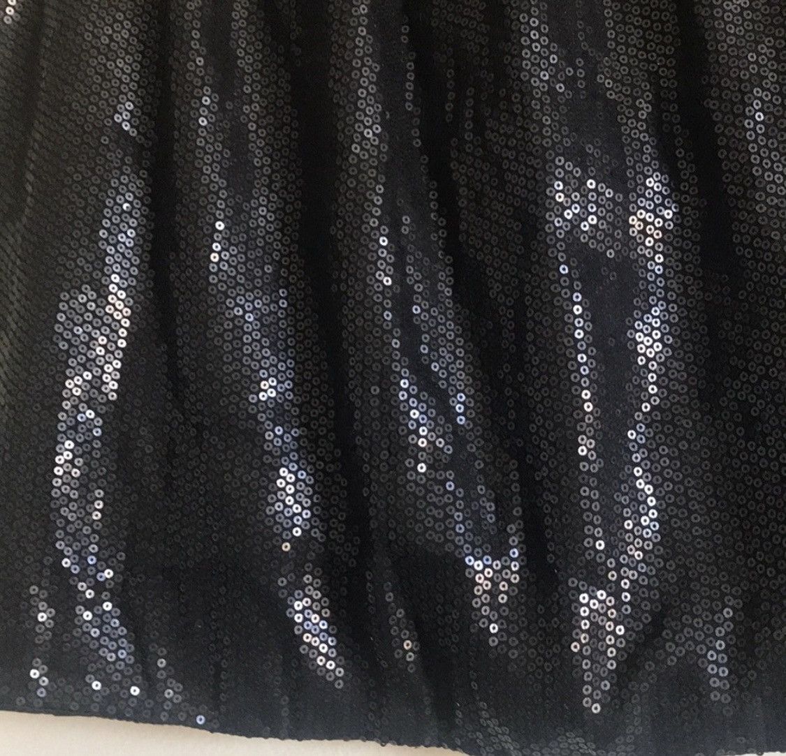 Other BAR III SEQUIN MINI SKIRT W/ LACE EMBROIDERY SZ L Size 30" / US 8 / IT 44 - 3 Thumbnail