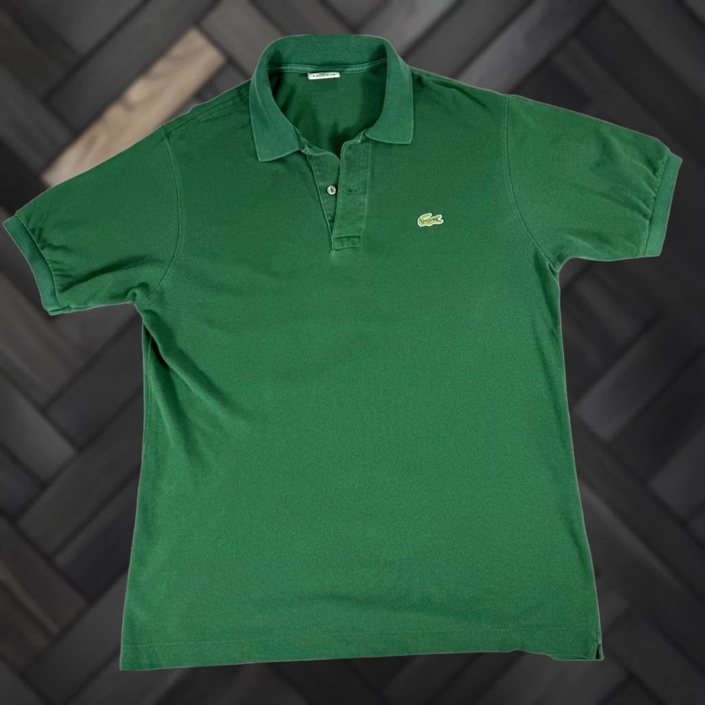 Lacoste Lacoste Polo Shirt Mens Green Polo Classic Fit Short Sleeve Cotton Size 4 Size US S / EU 44-46 / 1 - 1 Thumbnail