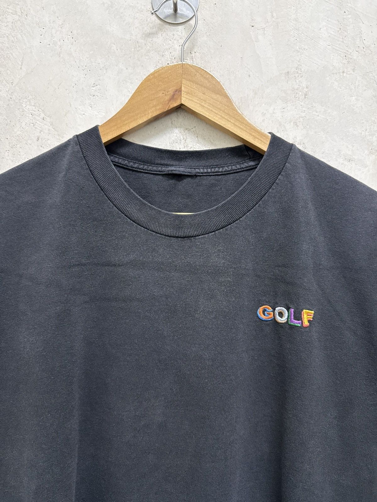 Golf Wang 2000s Golf Wang Multi Color Embroidered Logo faded Tee Size US M / EU 48-50 / 2 - 2 Thumbnail
