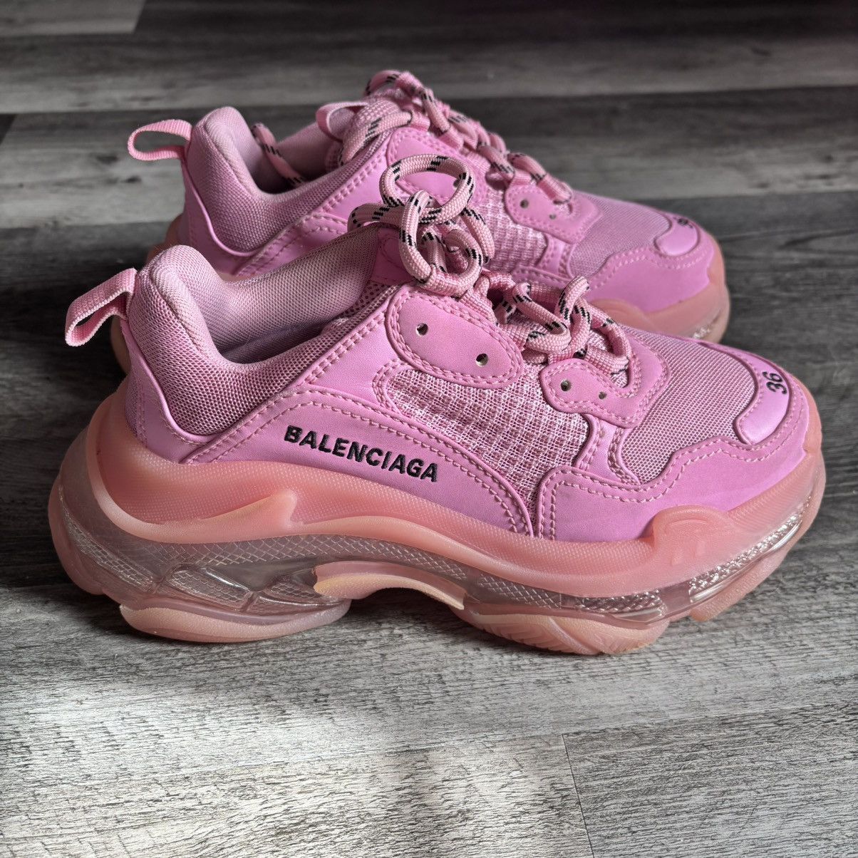 Balenciaga US 6 Pink Balenciaga Triple S Size US 6 / IT 36 - 2 Thumbnail