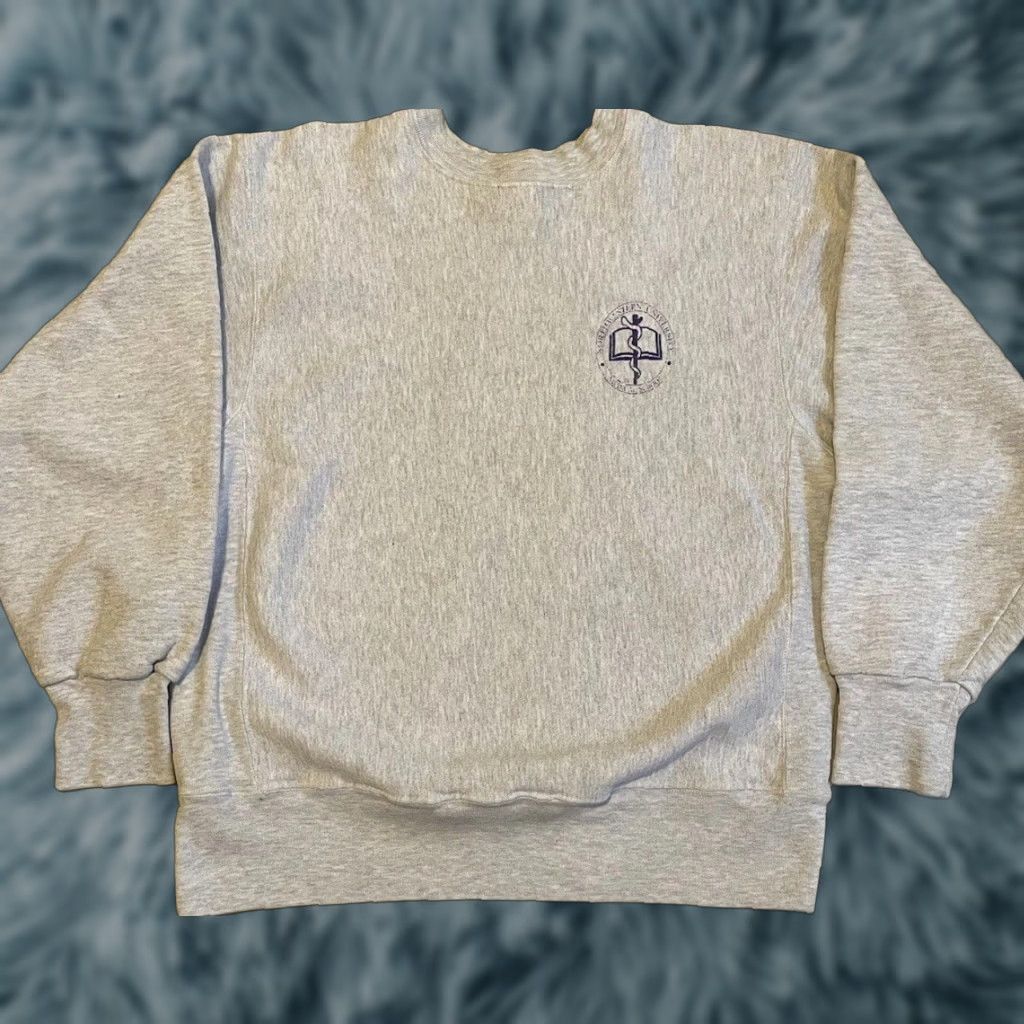 Vintage VINTAGE Northwestern University Medical School Reverse Weave Sweatshirt Hoodie L Gray Men Large USA 80s 90s College University Spirit USA Mentions Size US L / EU 52-54 / 3 - 1 Thumbnail