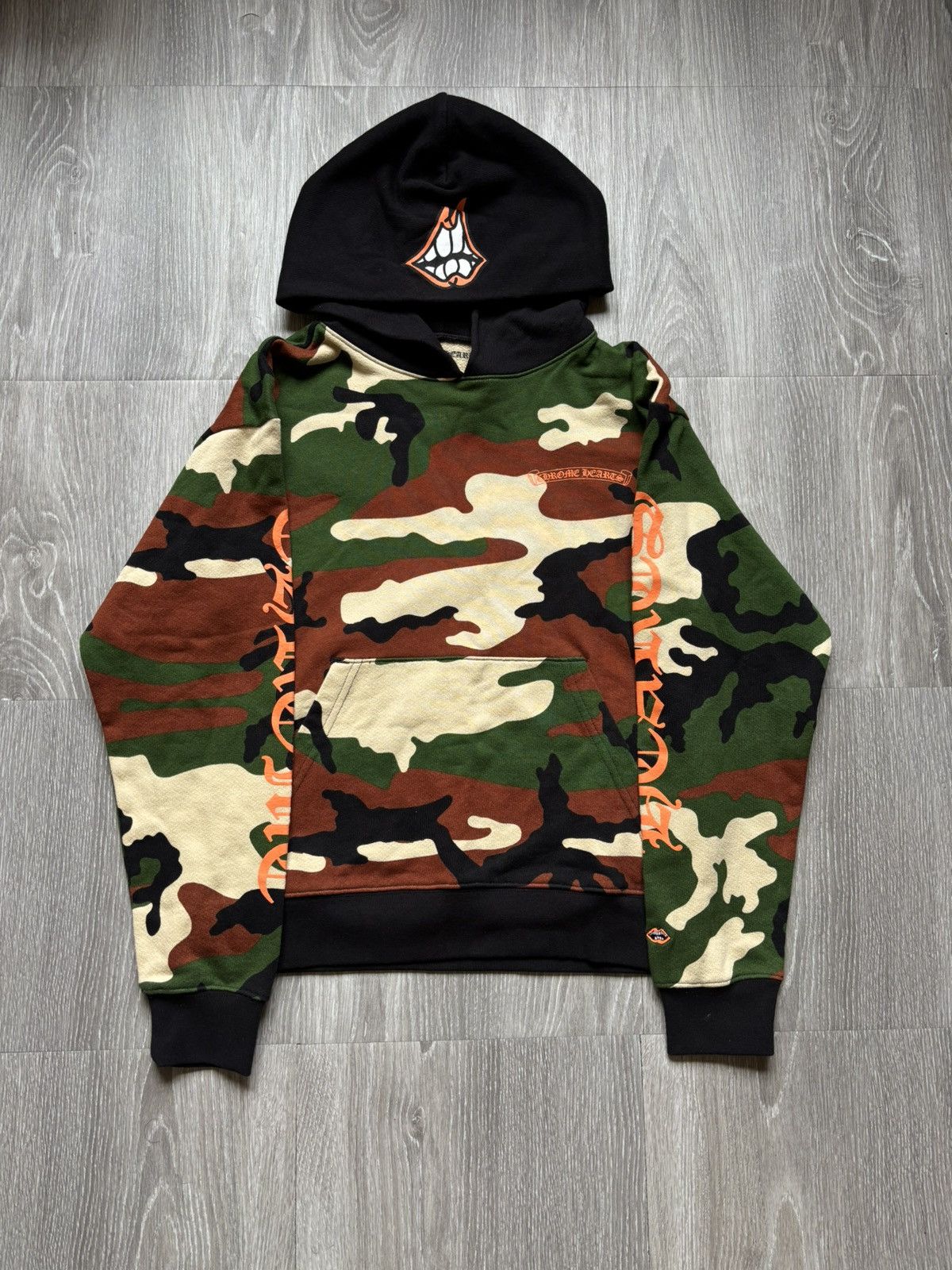 Chrome Hearts Chrome Hearts Matty Boy Camo Caution Hoodie Size US S / EU 44-46 / 1 - 2 Thumbnail