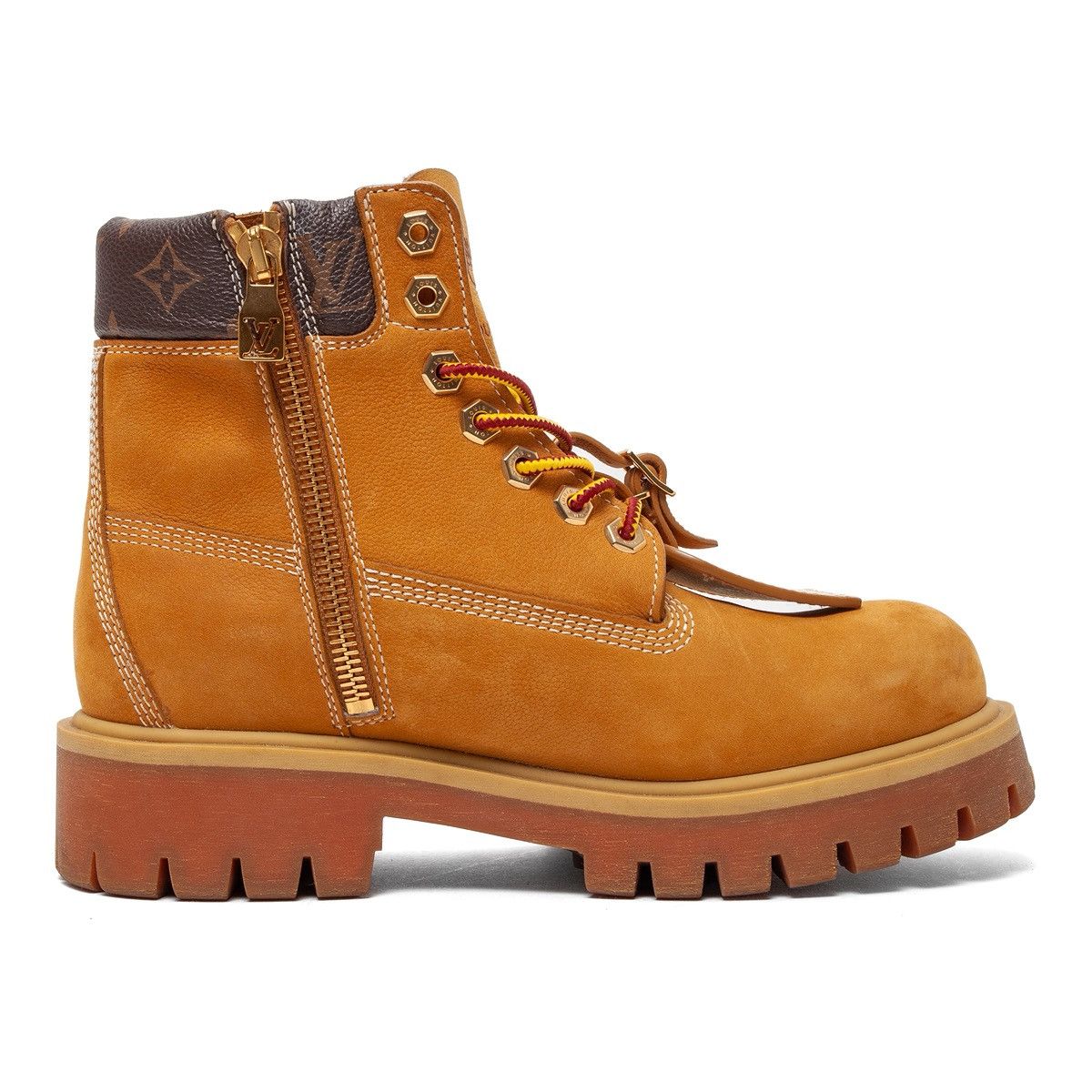 Louis Vuitton x Timberland 6" Monogram Ankle Boot Wheat Brown Size US 9 / EU 42 - 4 Thumbnail