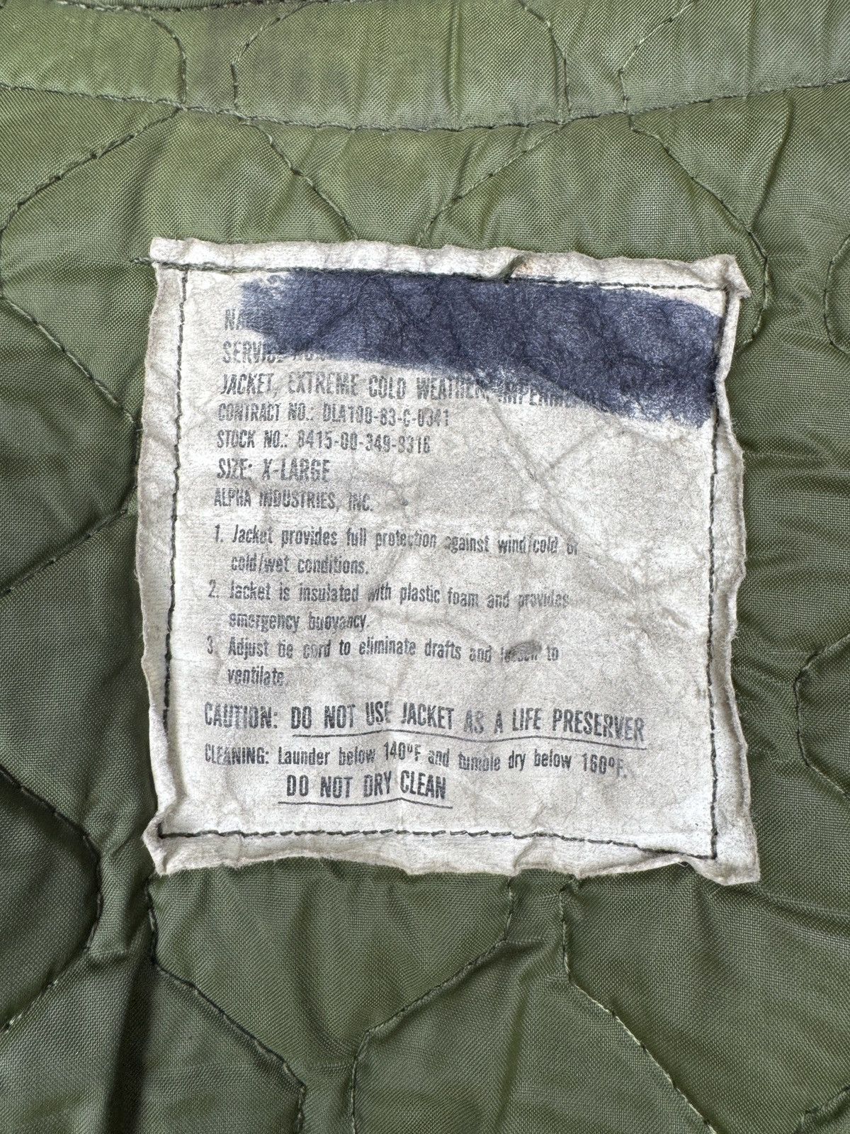 Alpha Industries Alpha industries 70s A-1 US Navy Extreme Cold Weather Jacket Size US XL / EU 56 / 4 - 17 Thumbnail