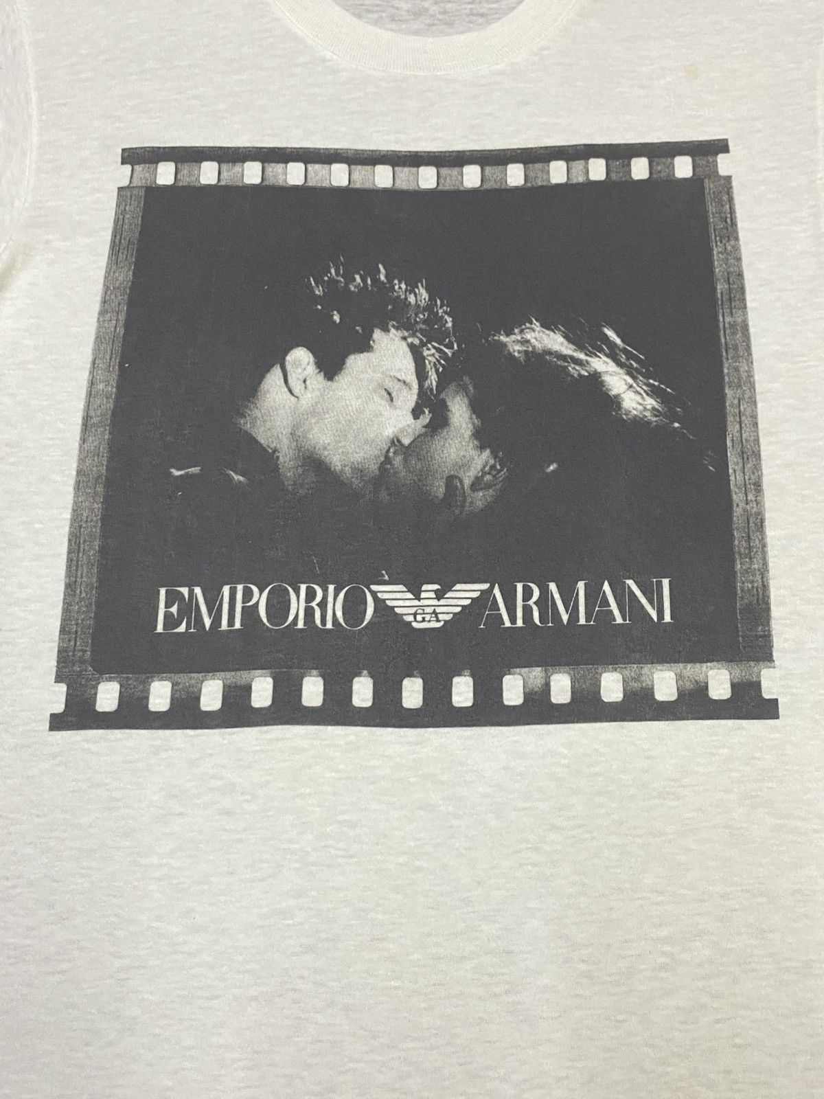 Vintage Rare🔥Vintage Emporio Armani Bruce Weber Photo Tee Size US L / EU 52-54 / 3 - 6 Thumbnail