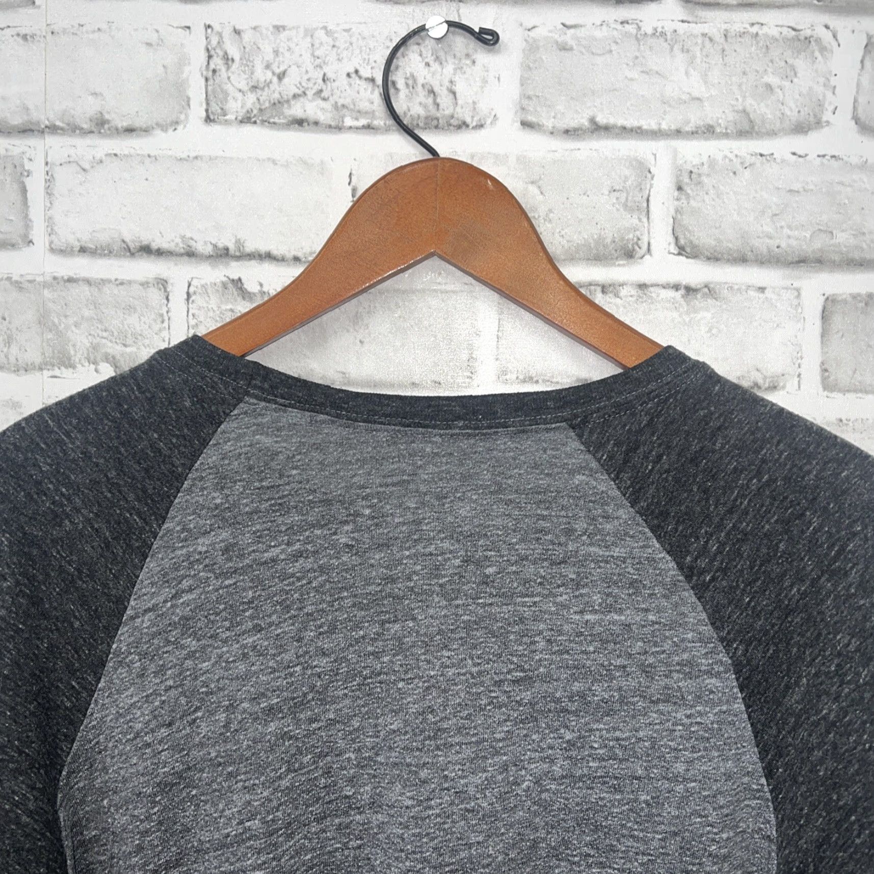 Vintage American Fighter T-Shirt Long Sleeve Mens M Gray Jersey Size US M / EU 48-50 / 2 - 5 Thumbnail