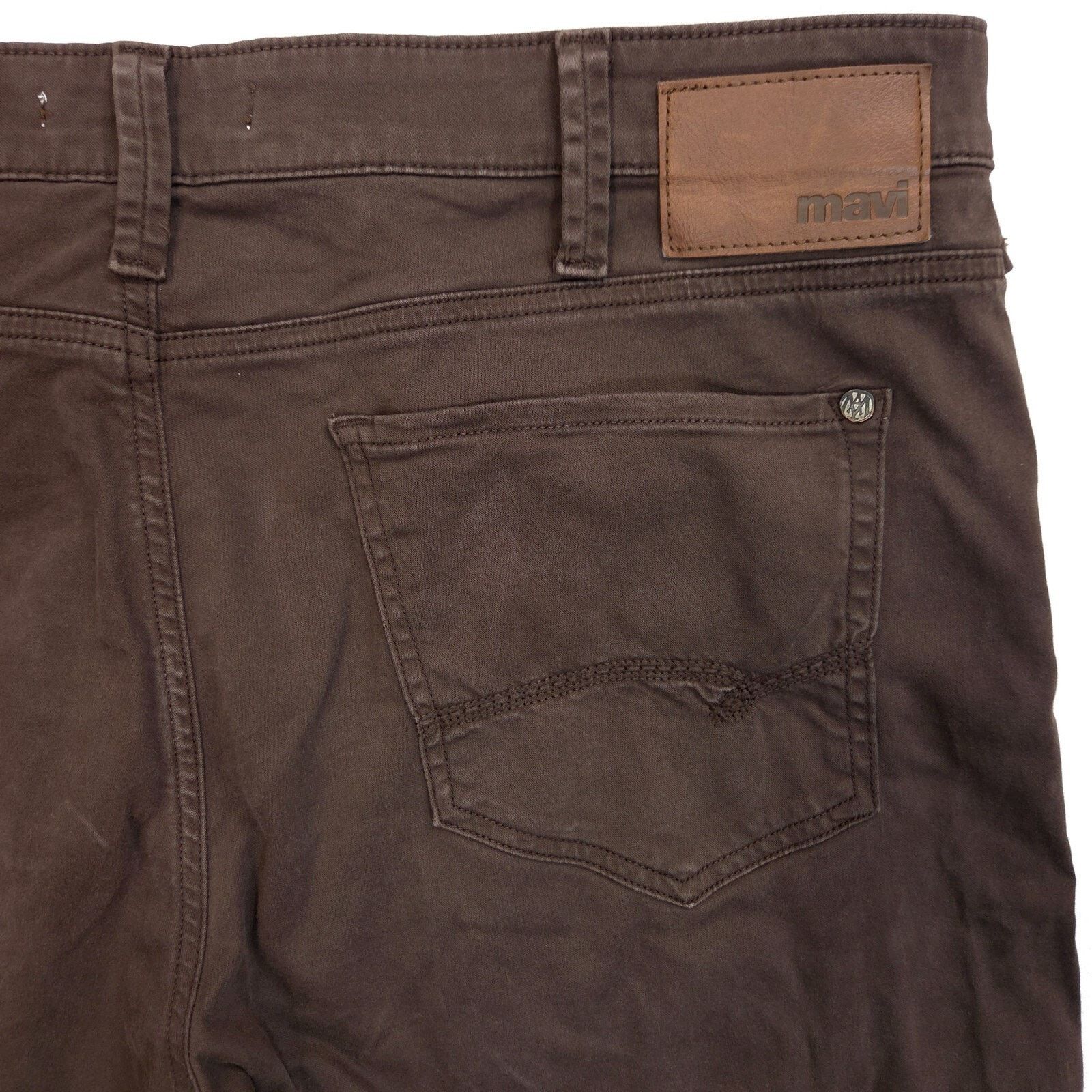 Mavi Mavi Jeans Matt Relaxed Straight Leg Pants Mens 38x32 Brown Size US 38 / EU 54 - 9 Thumbnail
