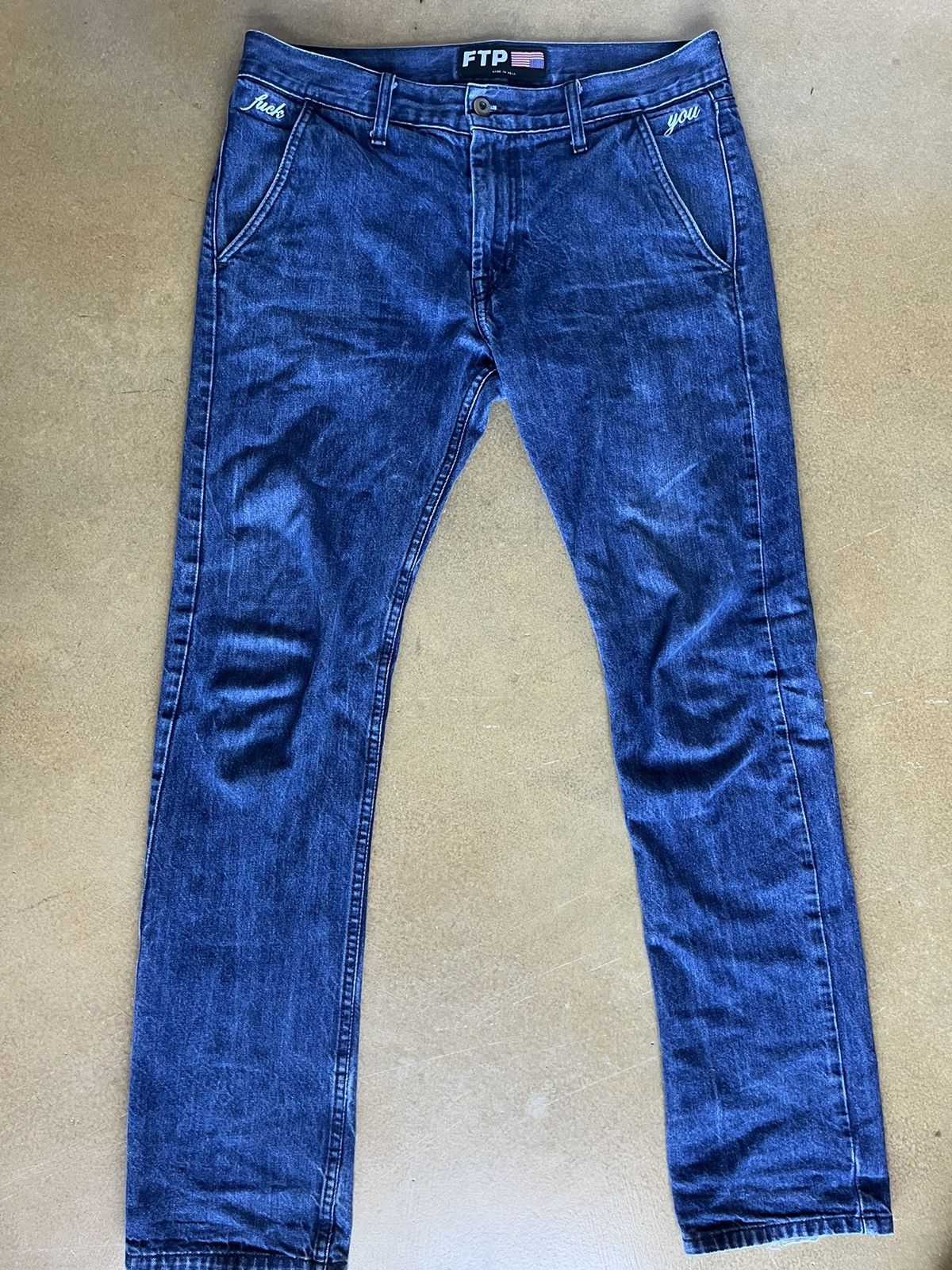 パンツ archive fuck jeans gimmick buggy pants Fecke Baggy Denim Jean – Fucking Awesome