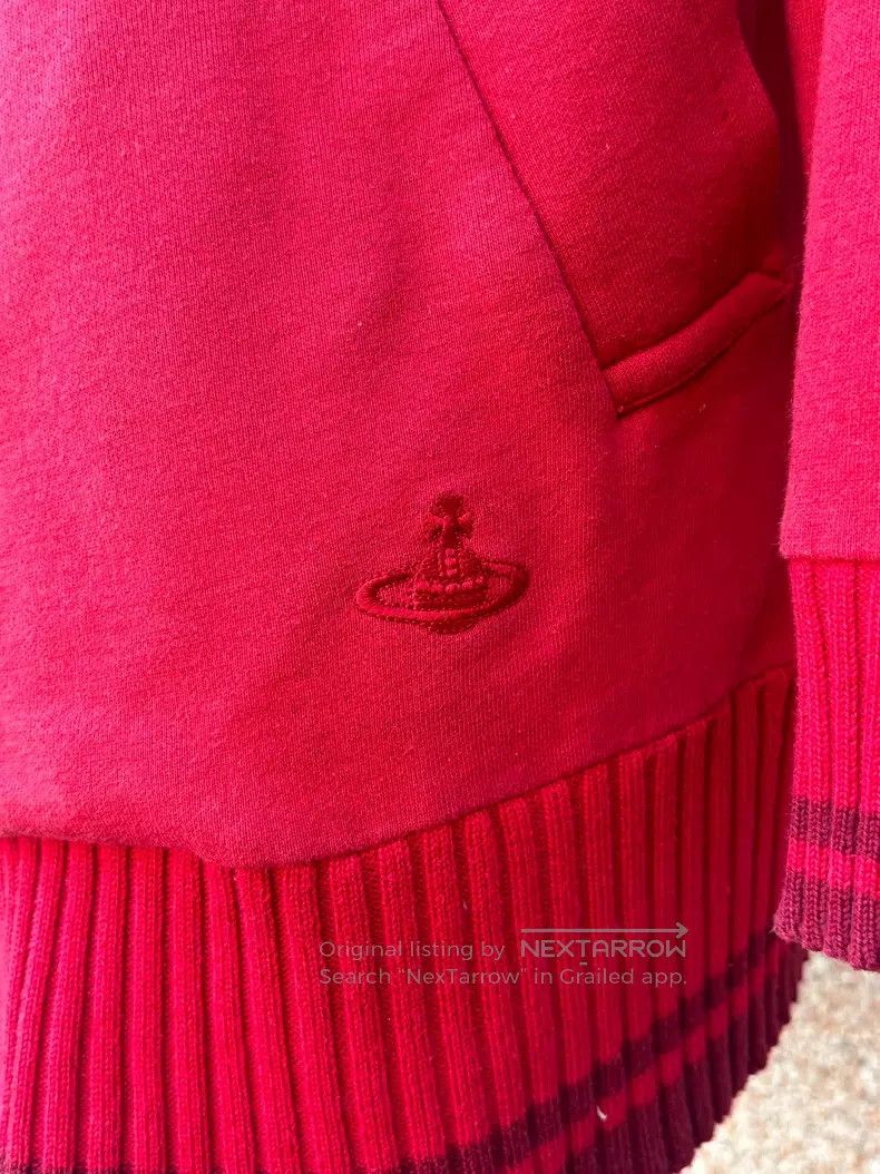 Vivienne Westwood Vivienne Westwood Wool Collar Red Coat Size S / US 4 / IT 40 - 3 Thumbnail