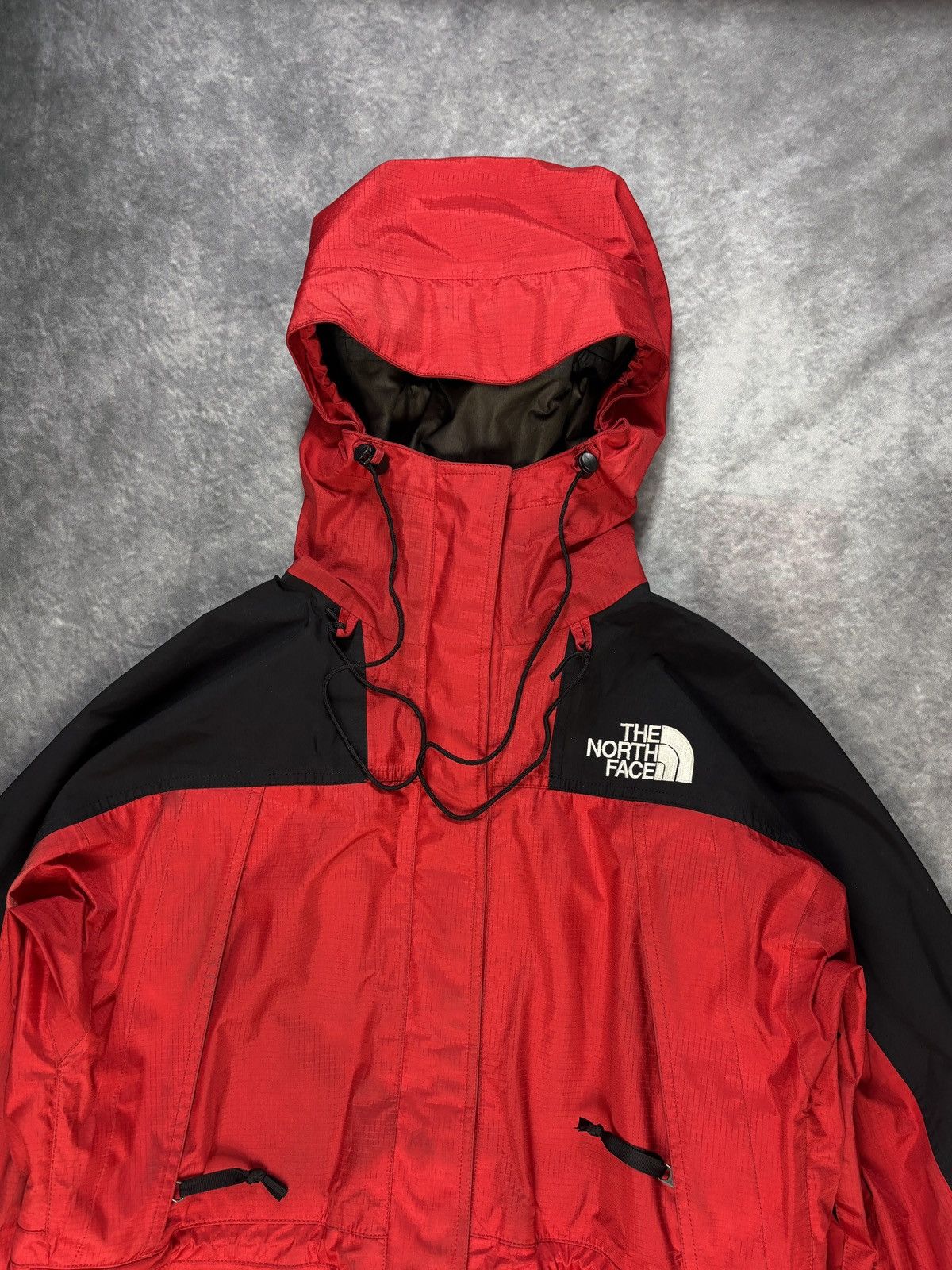 Goretex × The North Face × Vintage 1990s North Face Gore-tex Jacket Vintage TNF Shell Two Tone Size US M / EU 48-50 / 2 - 1 Thumbnail
