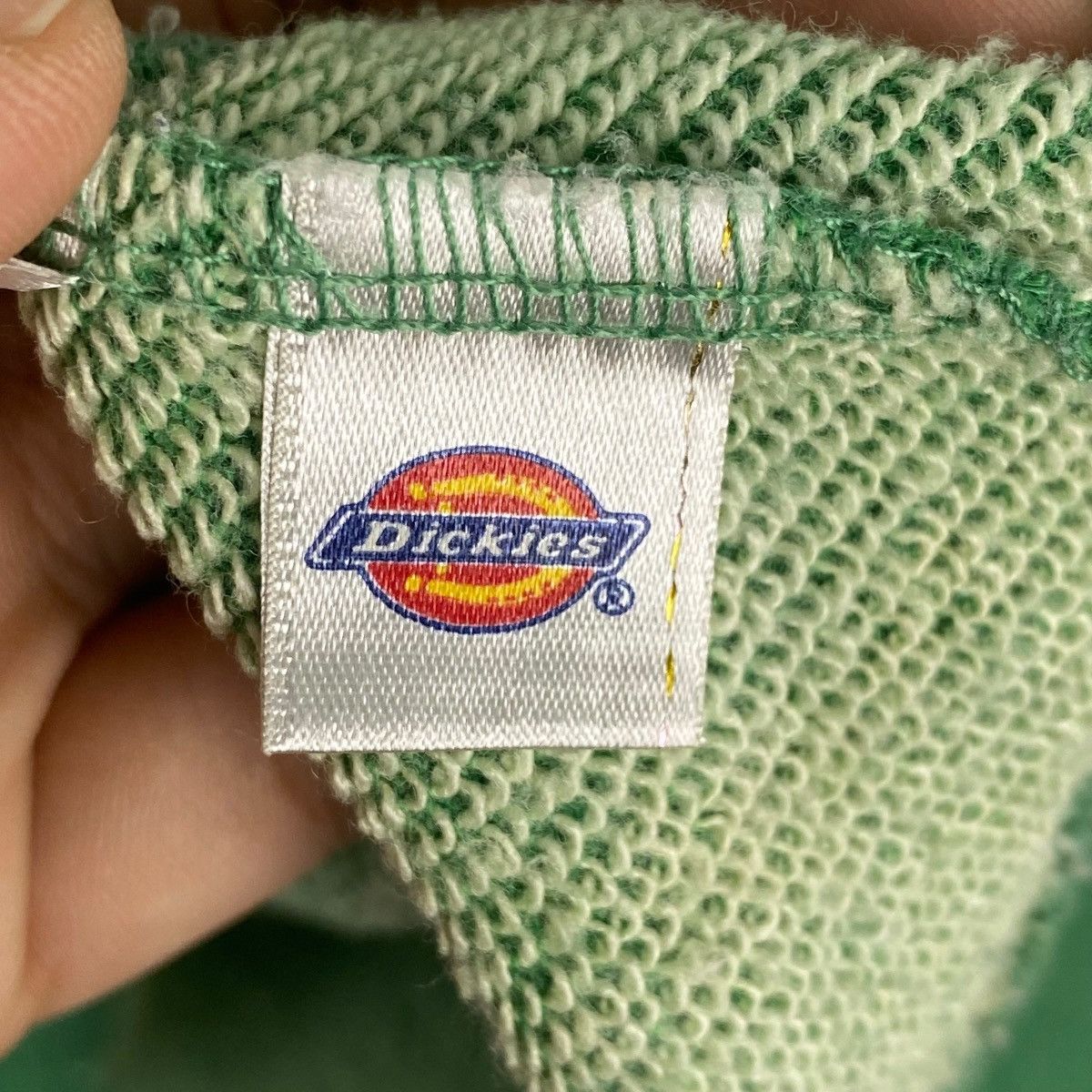 Dickies × Vintage Vintage Dickies Crewneck Sweatshirt Green Pullover Jumper L Size US L / EU 52-54 / 3 - 7 Thumbnail