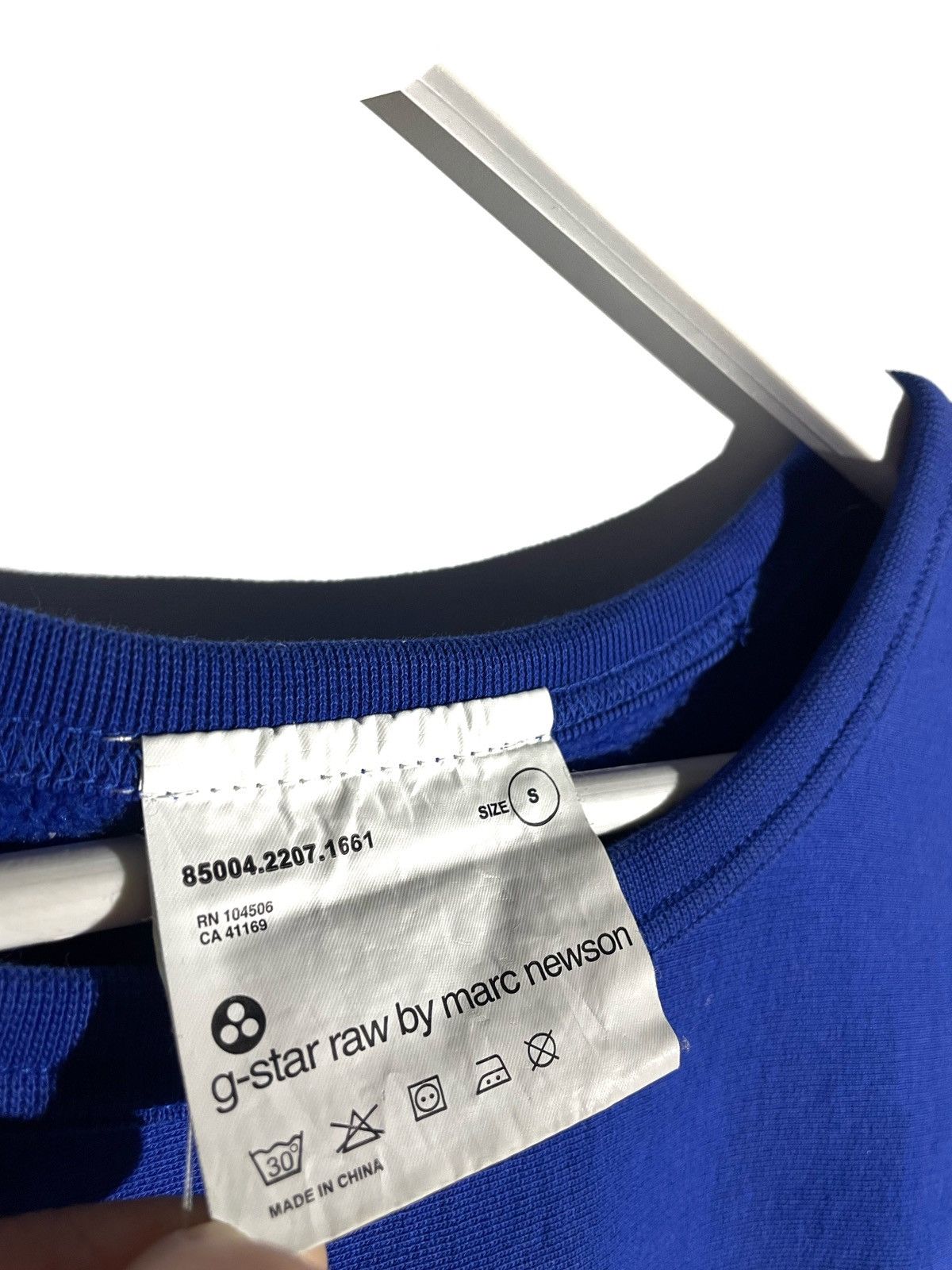 Designer × G-Star G-Star RAW by Marc Newson Men Electric Blue Sweatshirt S Size US S / EU 44-46 / 1 - 5 Thumbnail