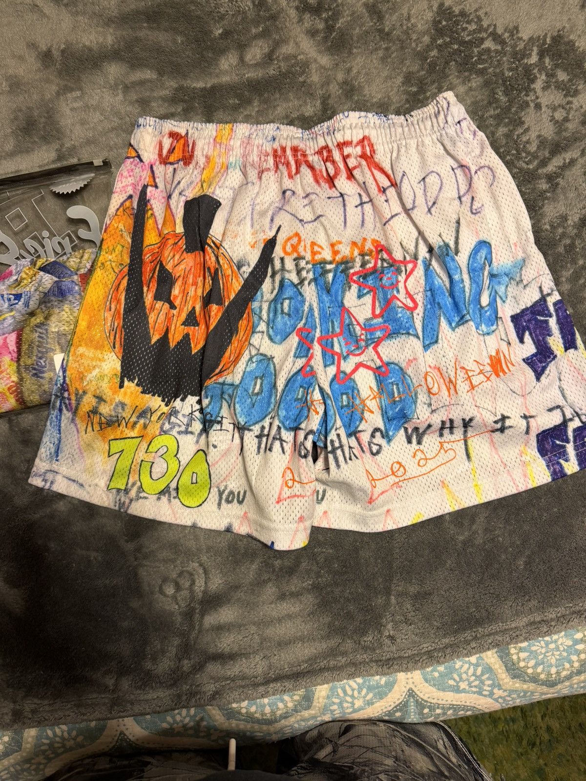 Asspizza × Eric Emanuel Eric Emanuel x Asspizza mesh shorts Size US 38 / EU 54 - 4 Thumbnail