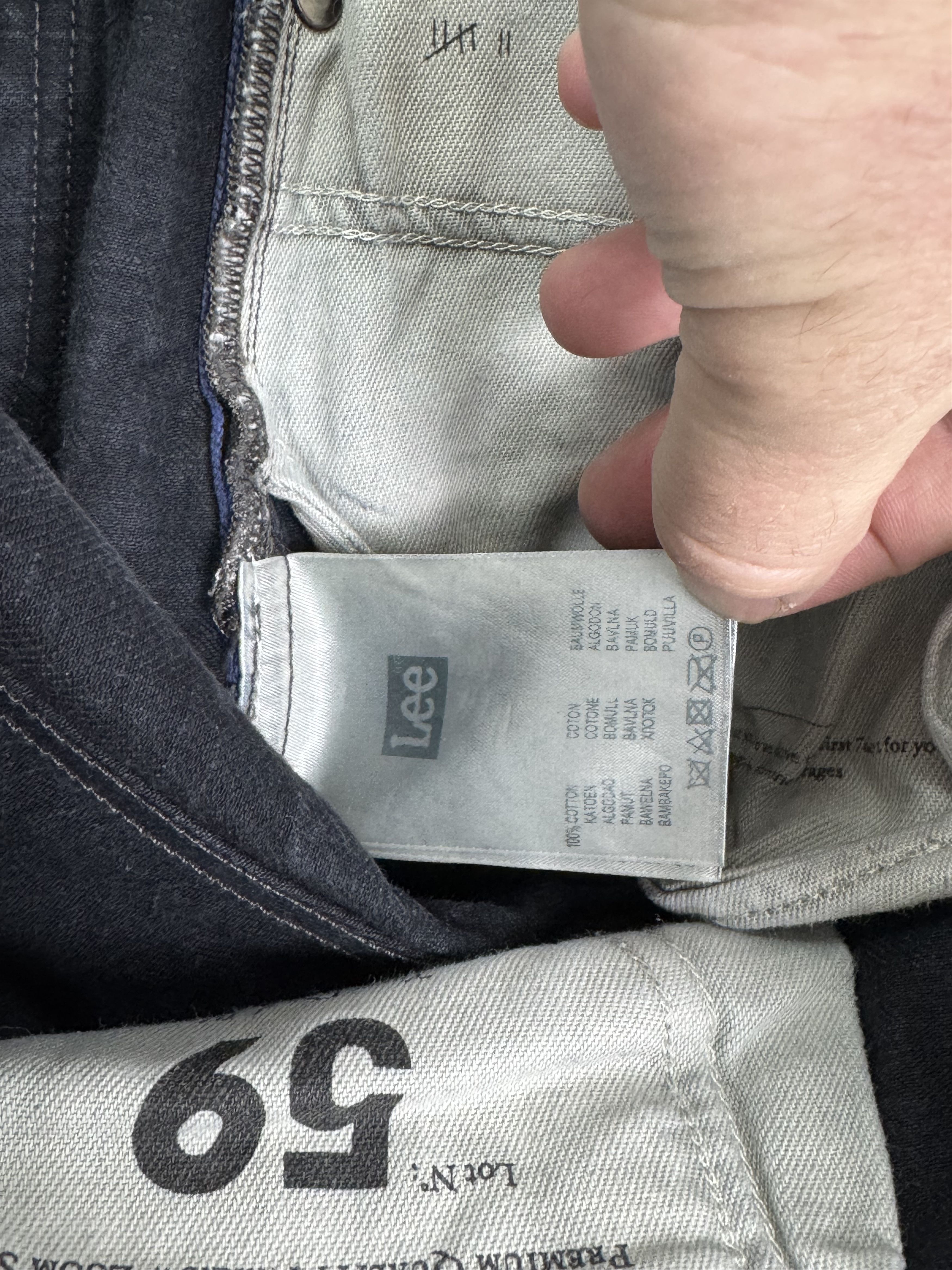 Lee Lee 101 Rider 13oz Blue Selvedge Washed Vintage Denim Size US 32 / EU 48 - 13 Thumbnail
