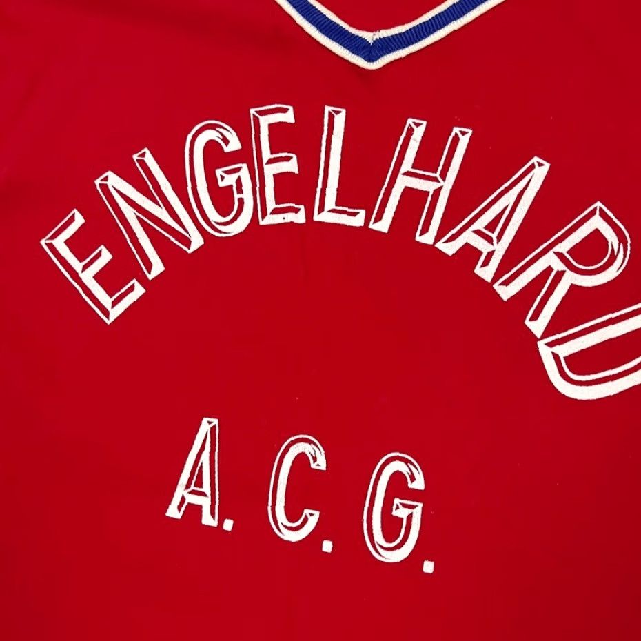 Vintage VINTAGE 70s Soccer Baseball Jersey Adult M Red Union Made Jersey Men Size US M / EU 48-50 / 2 - 2 Thumbnail