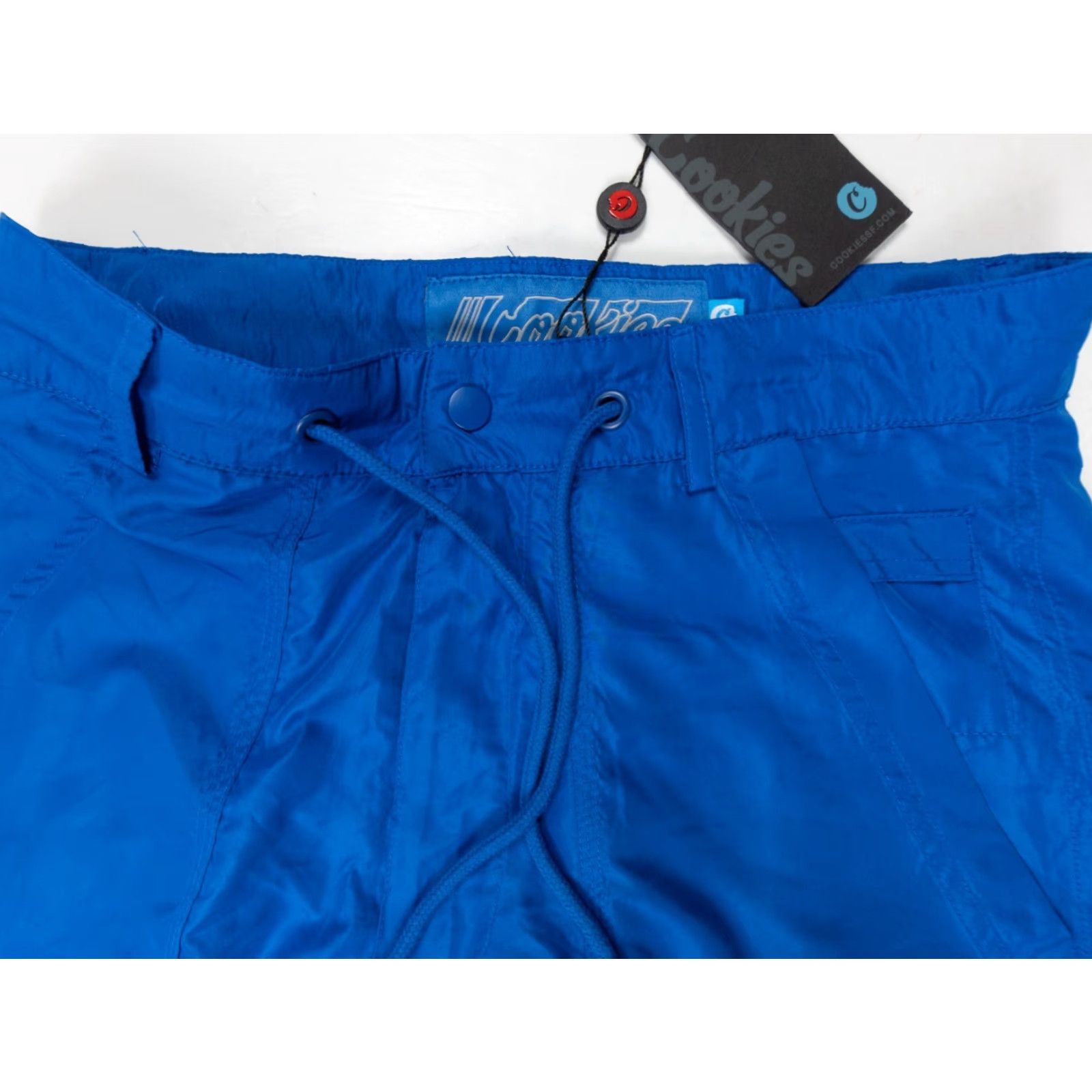 Vintage Cookies SF Women's Windbreaker Pants - 28 - Blue - Track Pants - Streetwear - Regular - Casual - Mens? Womens Size 28" / US 6 / IT 42 - 3 Thumbnail