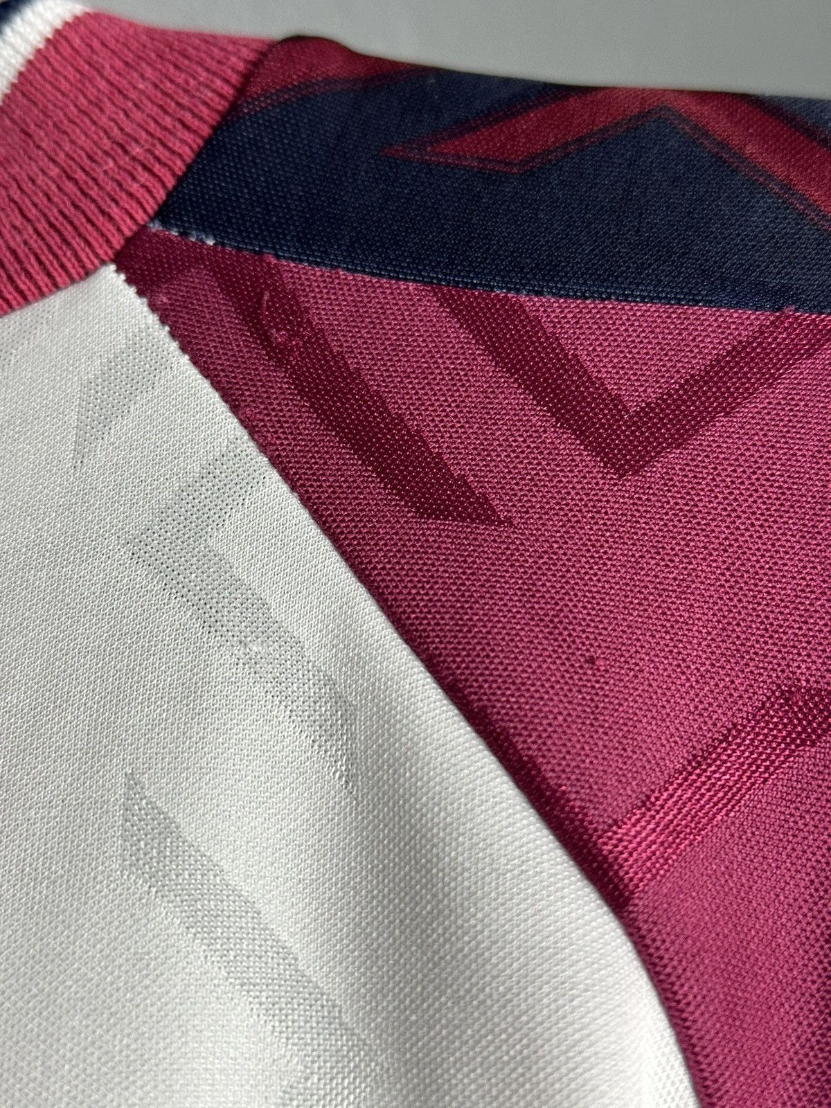 PONY West Ham United 94/96 MATCH WORN Third Football Jersey Size US XL / EU 56 / 4 - 21 Thumbnail