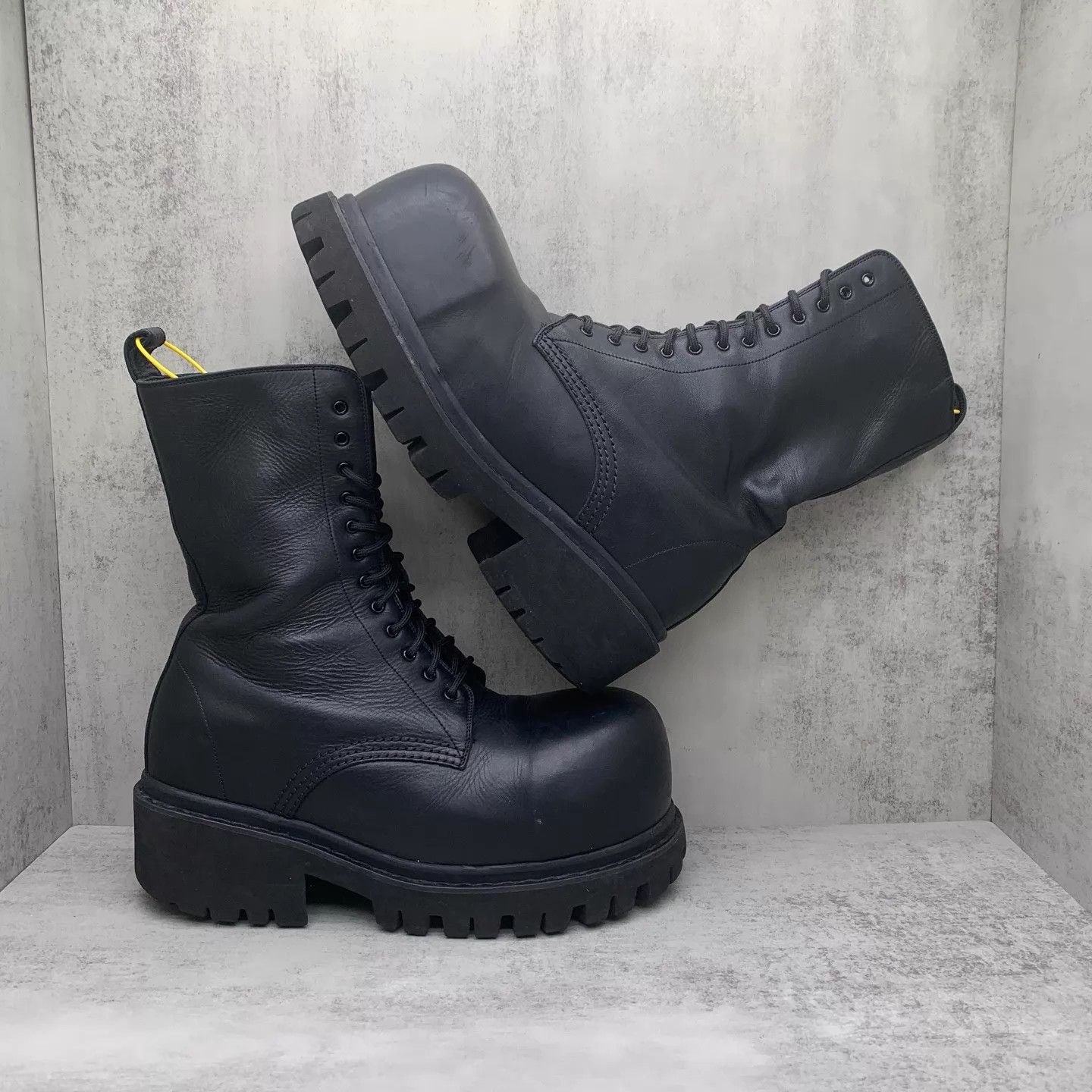 Balenciaga Balenciaga Stomper Black High-Top Boots 42 95 New Size US 9 / EU 42 - 2 Thumbnail